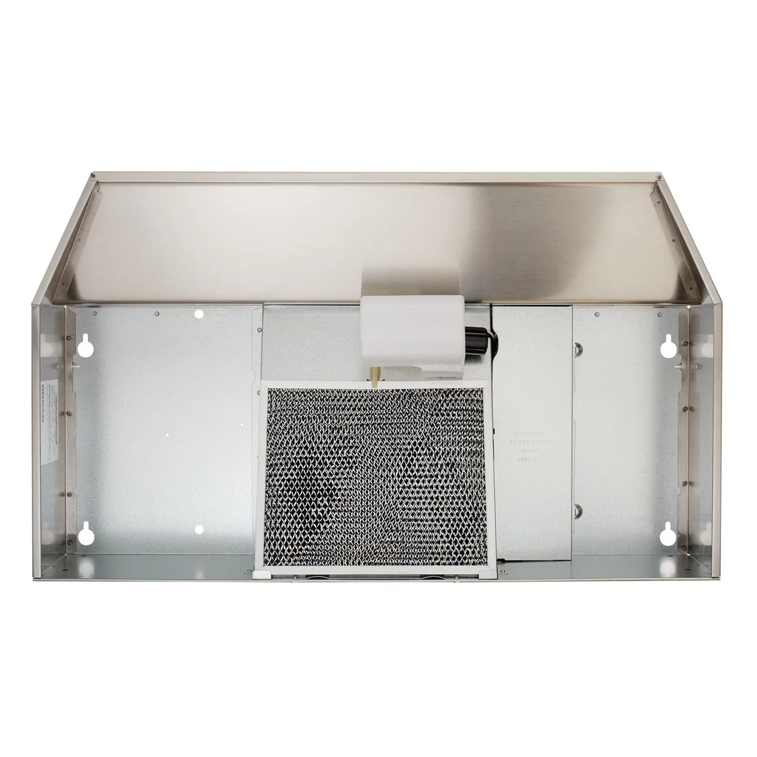 Broan® 42-Inch Ductless Under-Cabinet Range Hood, Stainless Steel - Image 4