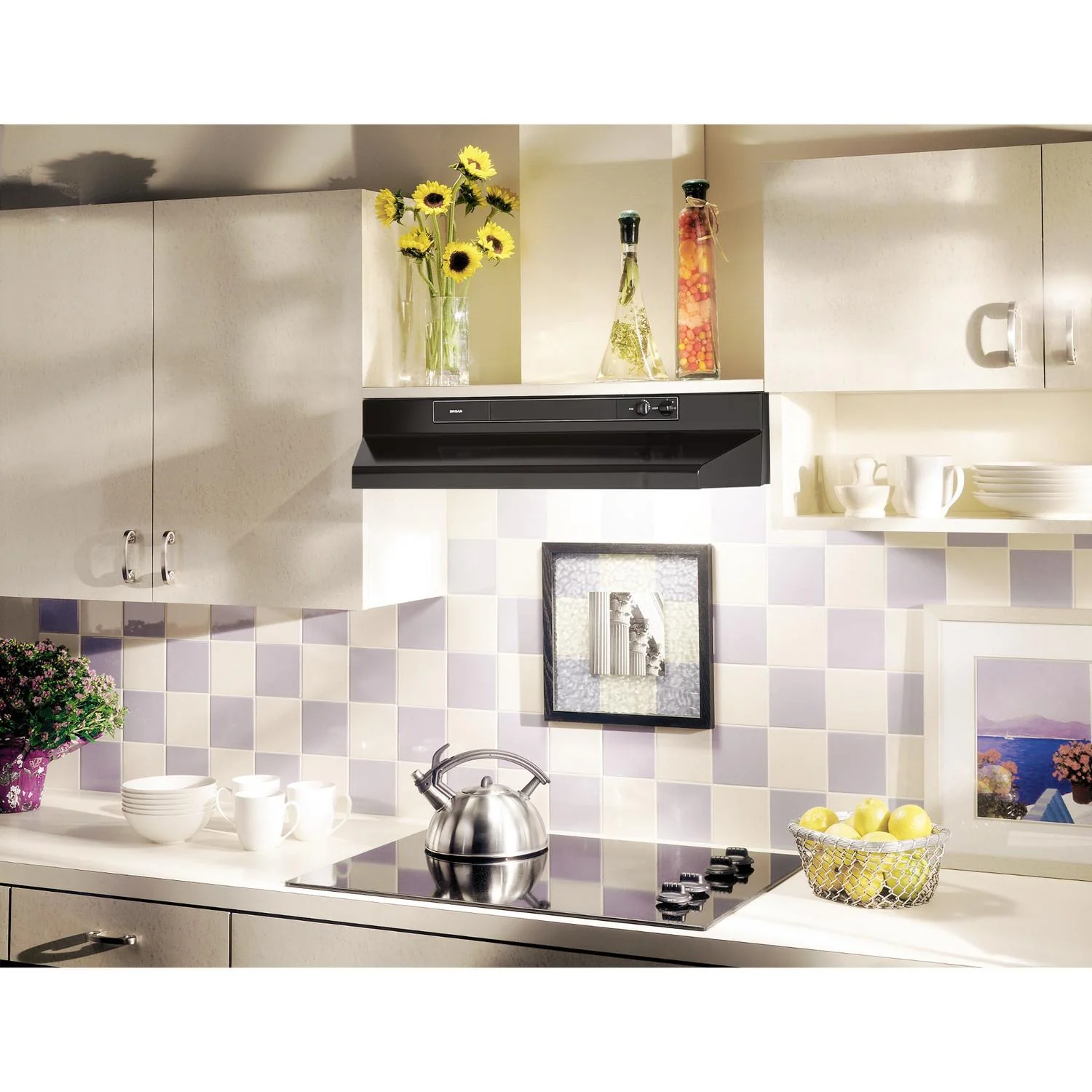 Broan 462423 **DISCONTINUED** Broan® 24-Inch Convertible Under-Cabinet Range Hood, 220 CFM, Black - Image 2