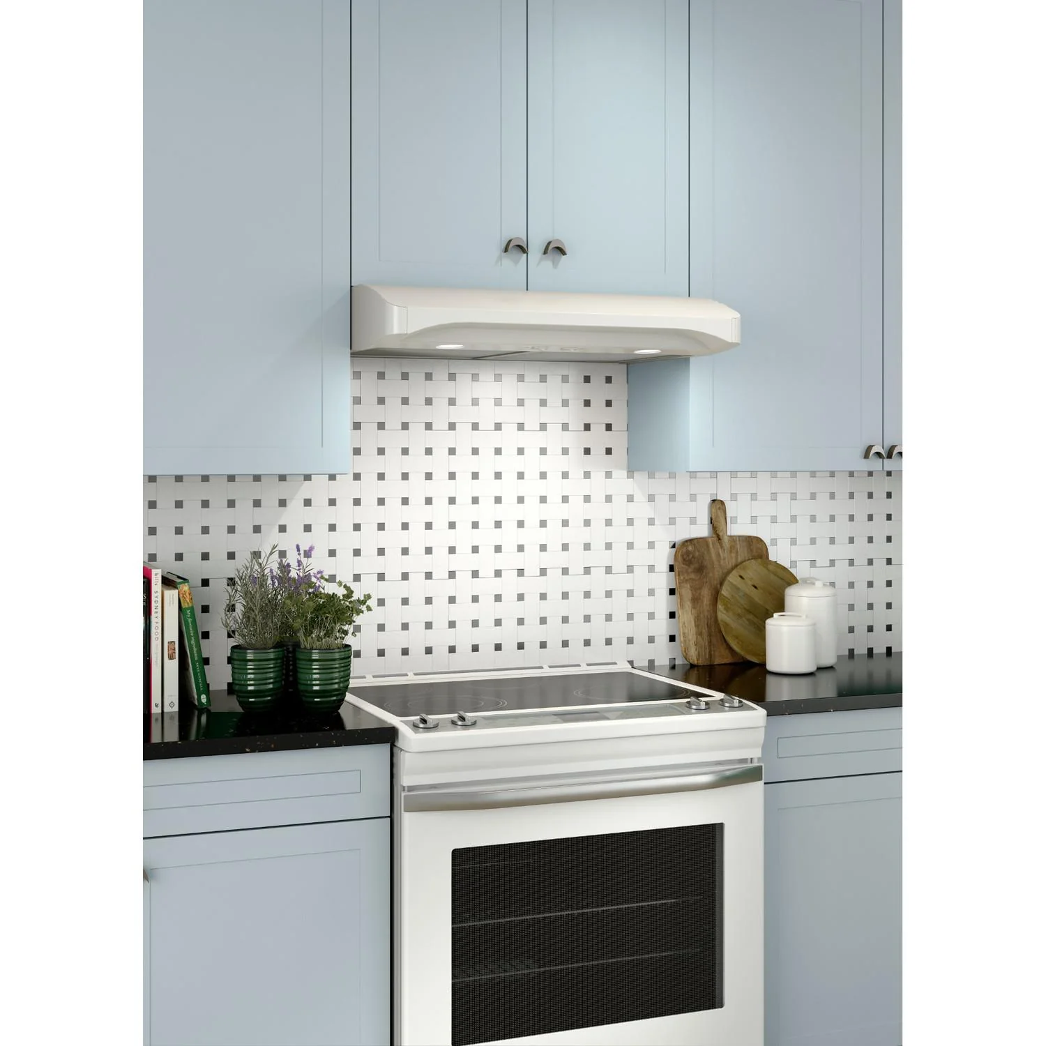 ALT130WW Broan® Elite 30-Inch Convertible Under-Cabinet Range Hood, White - Image 2