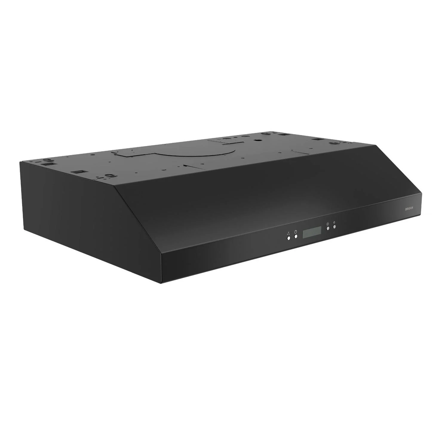 BCDJ130BL Broan® Glacier 30-Inch Convertible Under-Cabinet Range Hood, 450 Max Blower CFM, Black - Image 3