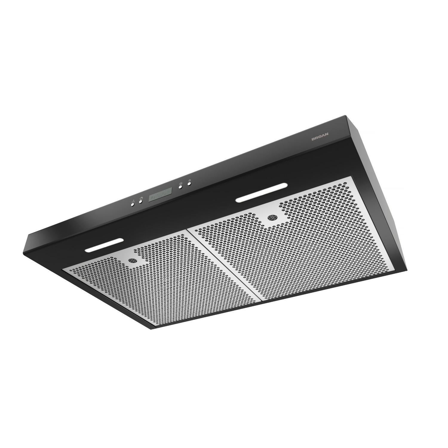 BCDJ130BL Broan® Glacier 30-Inch Convertible Under-Cabinet Range Hood, 450 Max Blower CFM, Black - Image 5