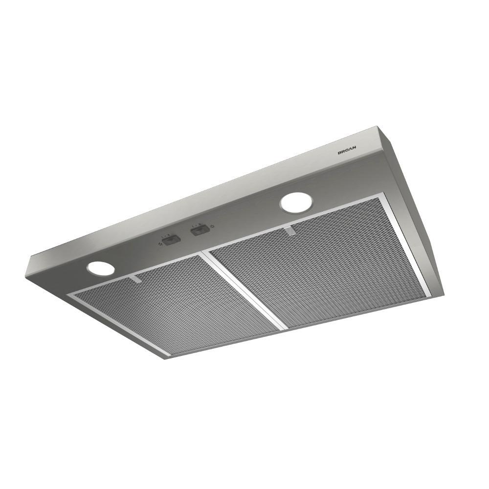 Broan BCSD124SS Glacier 24-Inch 300 Max Blower CFM 5 Sones Stainless Steel Range Hood - Image 5
