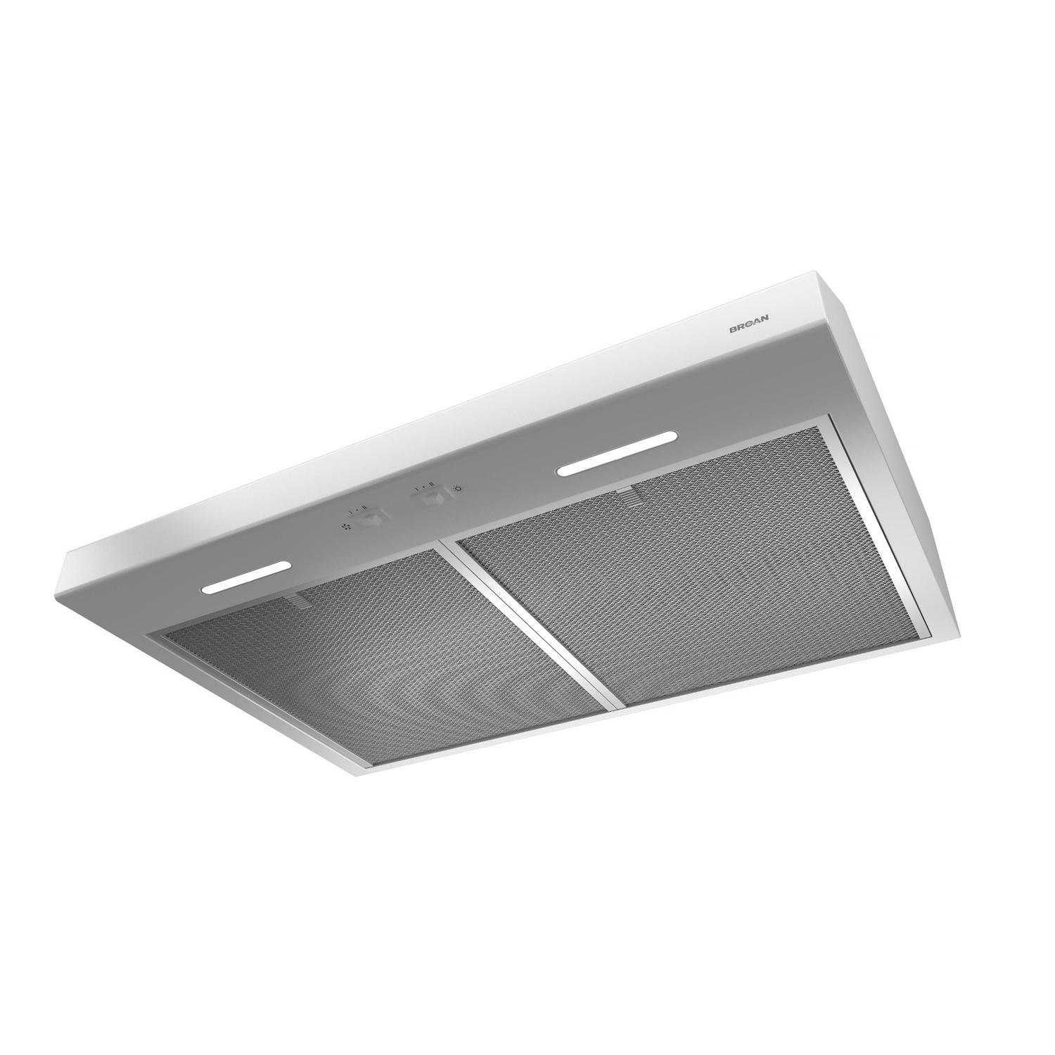 BCSEK124WW Broan® 24-Inch Convertible Under-Cabinet Range Hood, ENERGY STAR®, 300 Max Blower CFM, White - Image 5