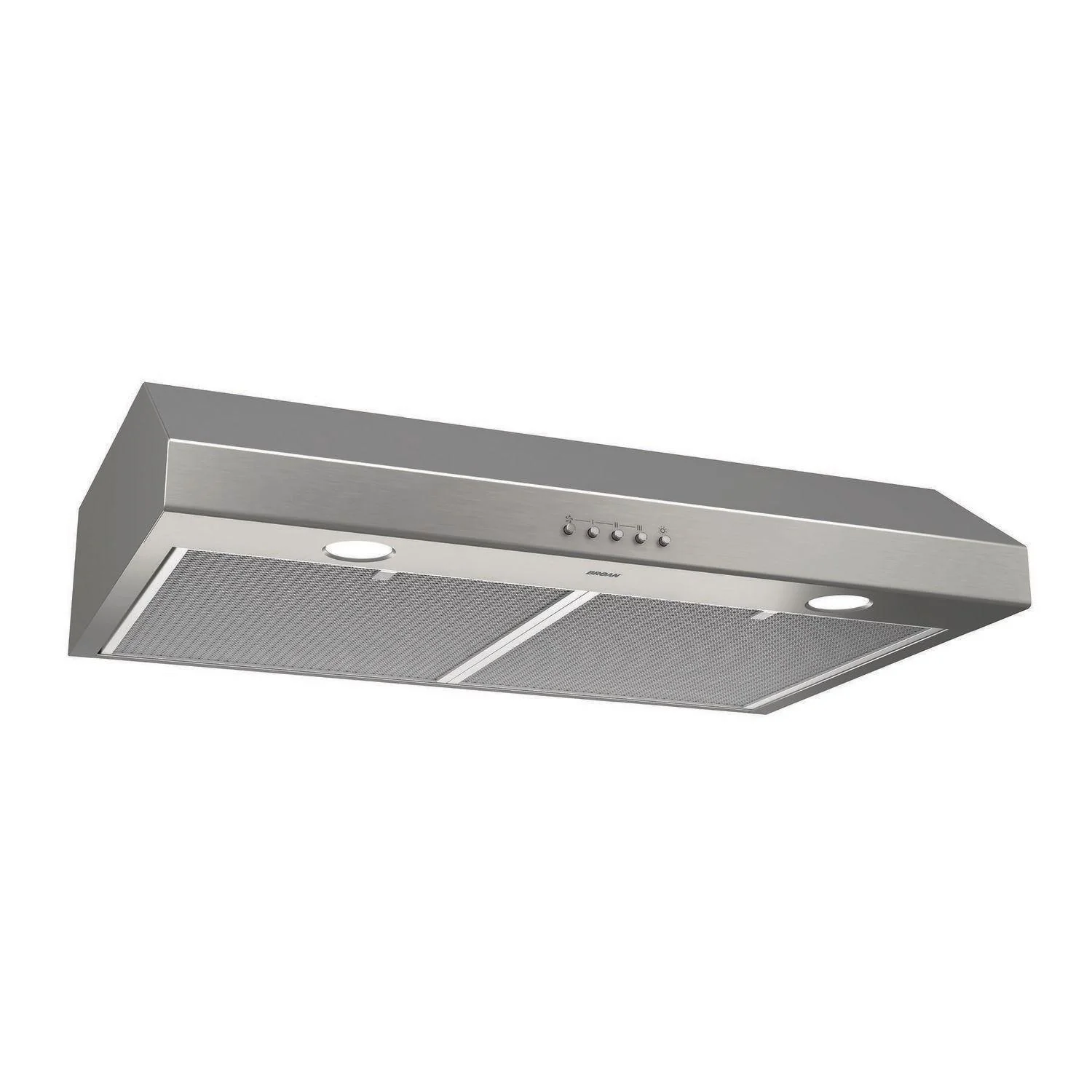 BCSQ130SS Broan® Glacier 30-Inch Convertible Under-Cabinet Range Hood, 375 Max Blower CFM, Stainless Steel - Image 4