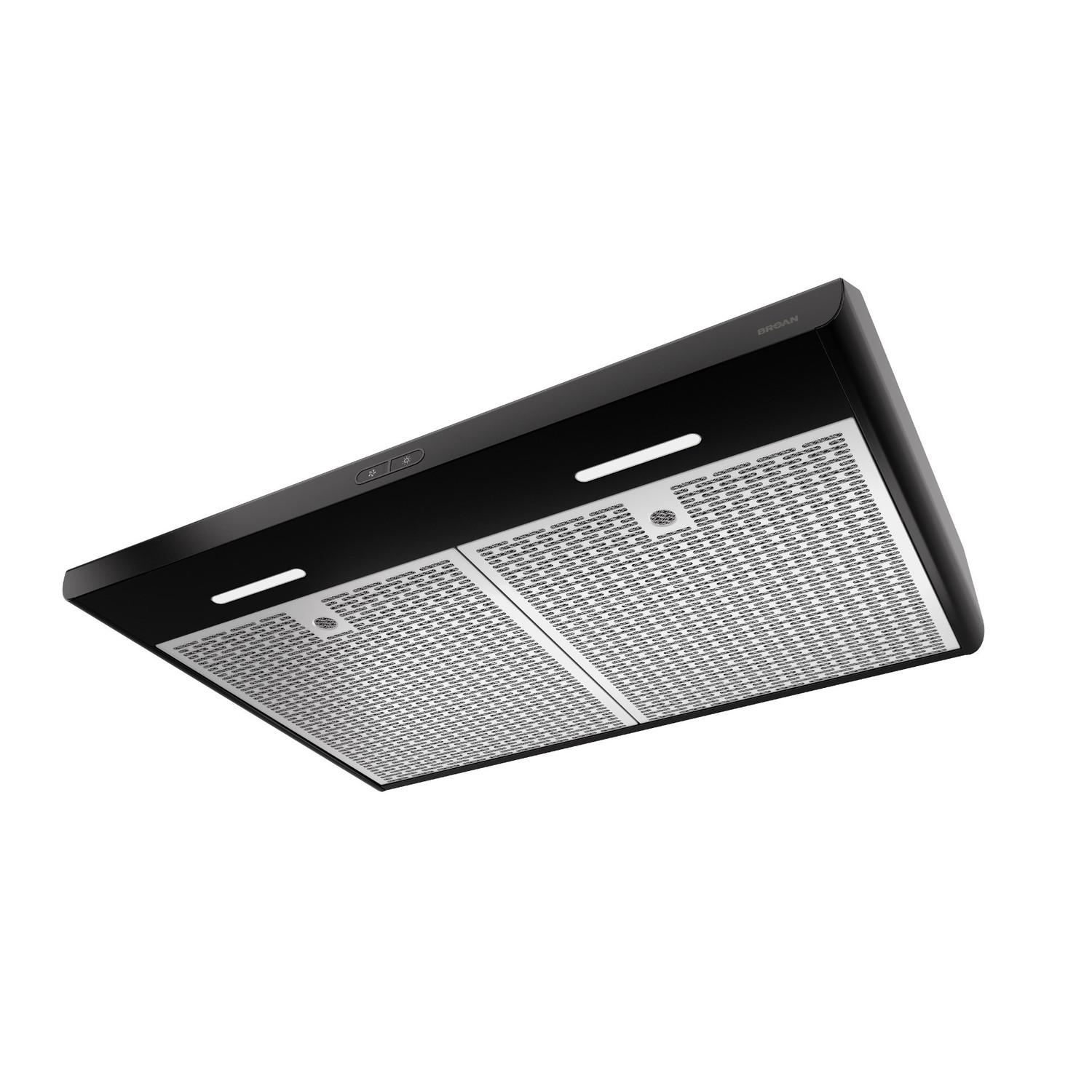 BKDEG130BL Broan® Sahale 30-Inch Convertible Under-Cabinet Range Hood, ENERGY STAR®, 375 Max Blower CFM, Black - Image 5