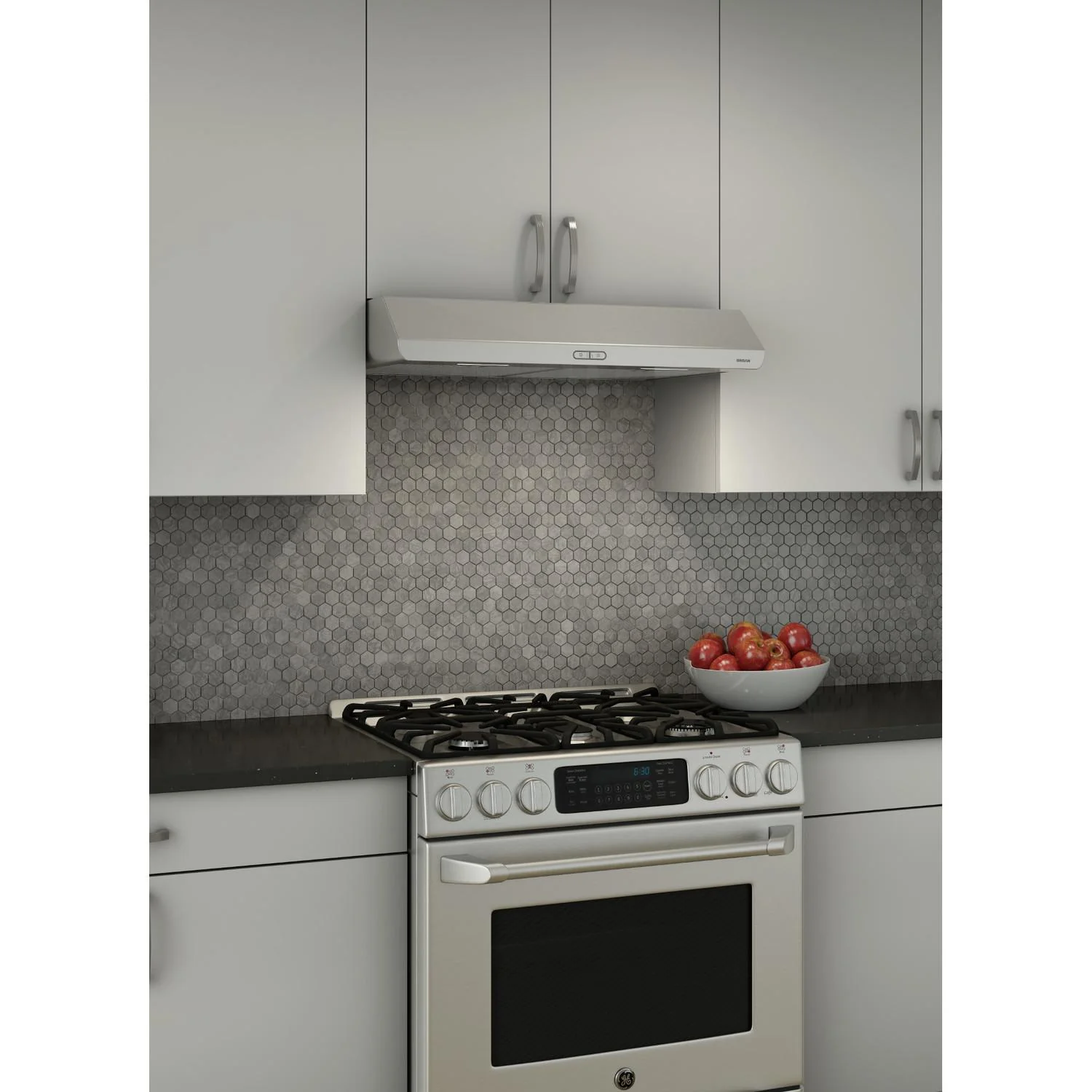Broan® Sahale 30-Inch Convertible Under-Cabinet Range Hood, ENERGY STAR®, 375 Max Blower CFM, Stainless Steel - Image 2