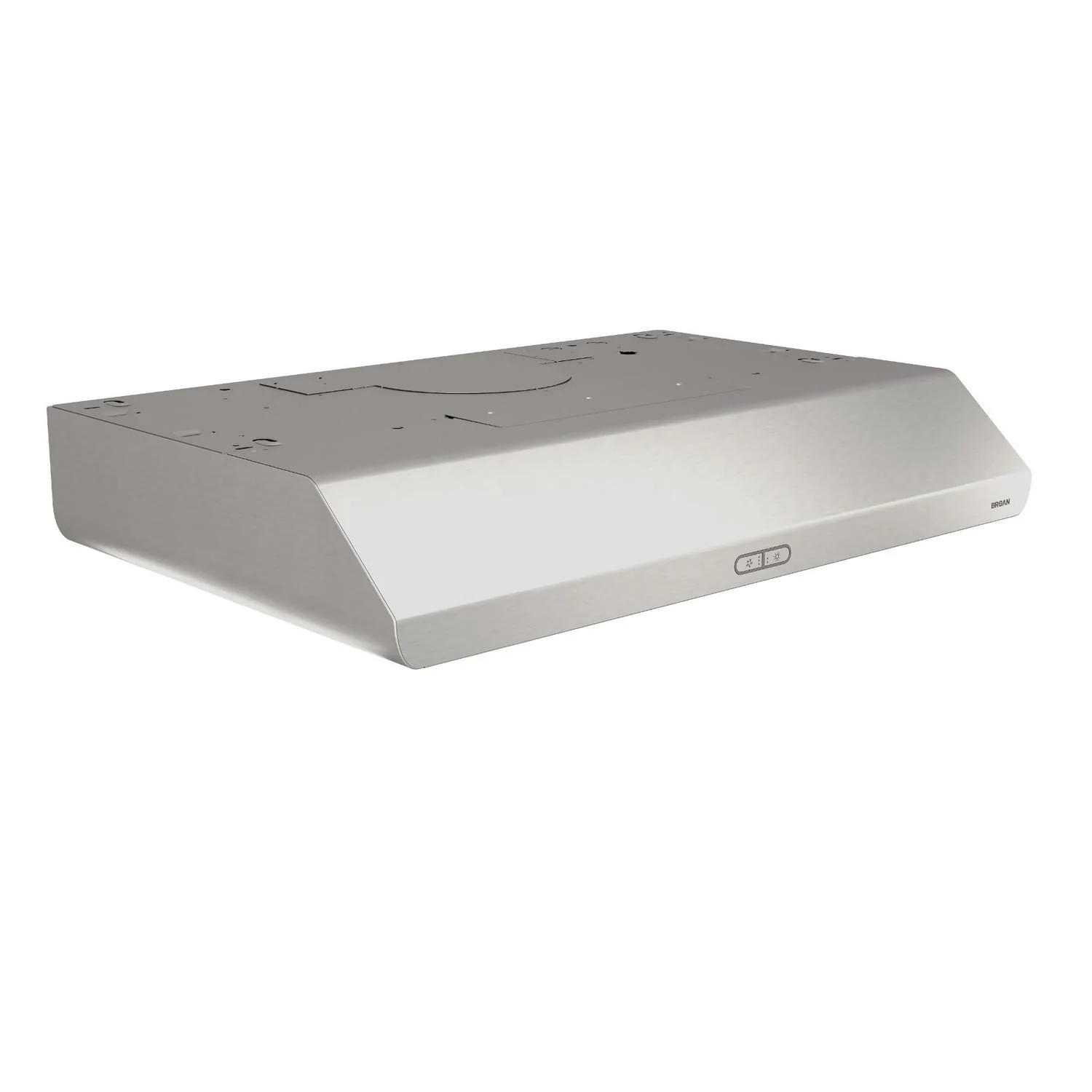 Broan® Sahale 30-Inch Convertible Under-Cabinet Range Hood, ENERGY STAR®, 375 Max Blower CFM, Stainless Steel - Image 3