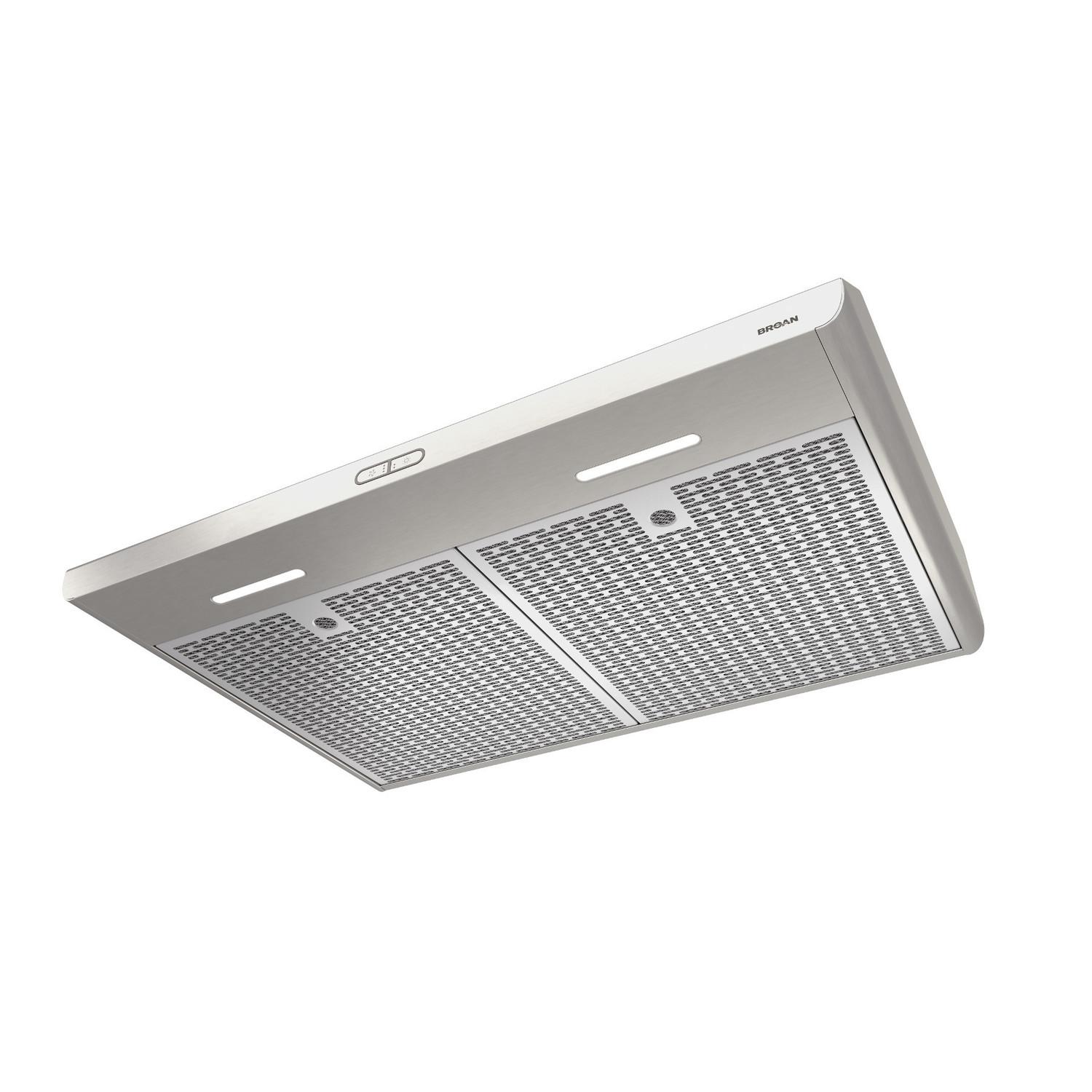 Broan® Sahale 30-Inch Convertible Under-Cabinet Range Hood, ENERGY STAR®, 375 Max Blower CFM, Stainless Steel - Image 5