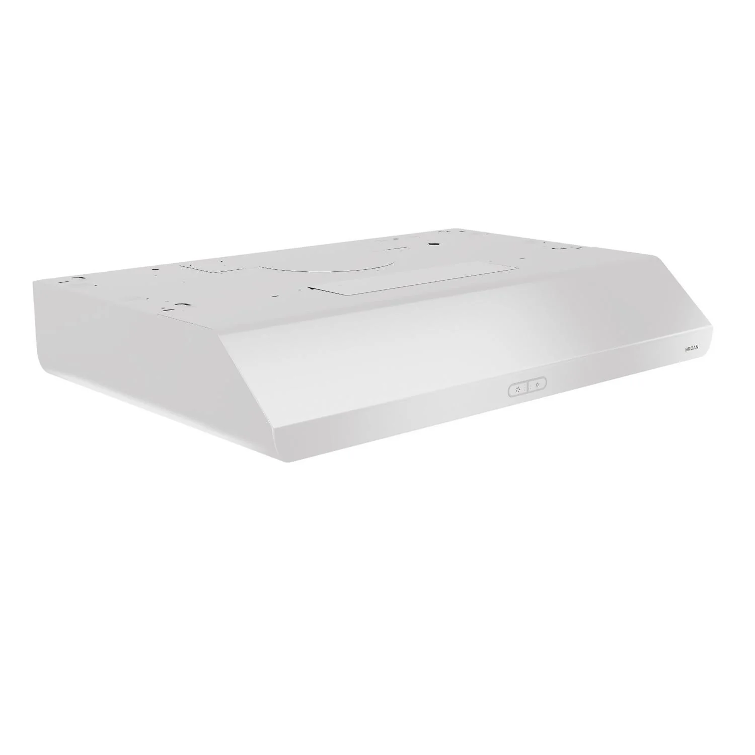BKDEG130WW Broan® Sahale 30-Inch Convertible Under-Cabinet Range Hood, ENERGY STAR®, 375 Max Blower CFM, White - Image 3