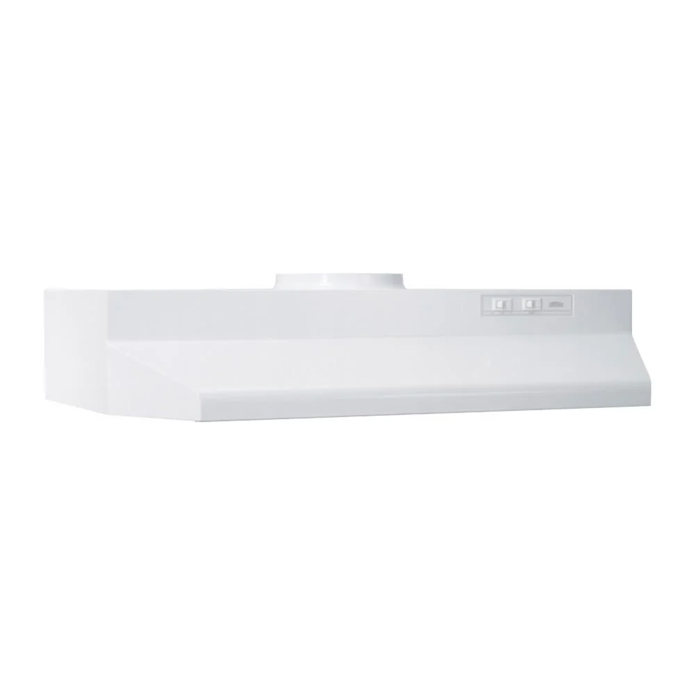 BUEZ230WW Broan® 30-Inch Under-Cabinet Range Hood w/ Easy Install System, 230 Max Blower CFM, White
