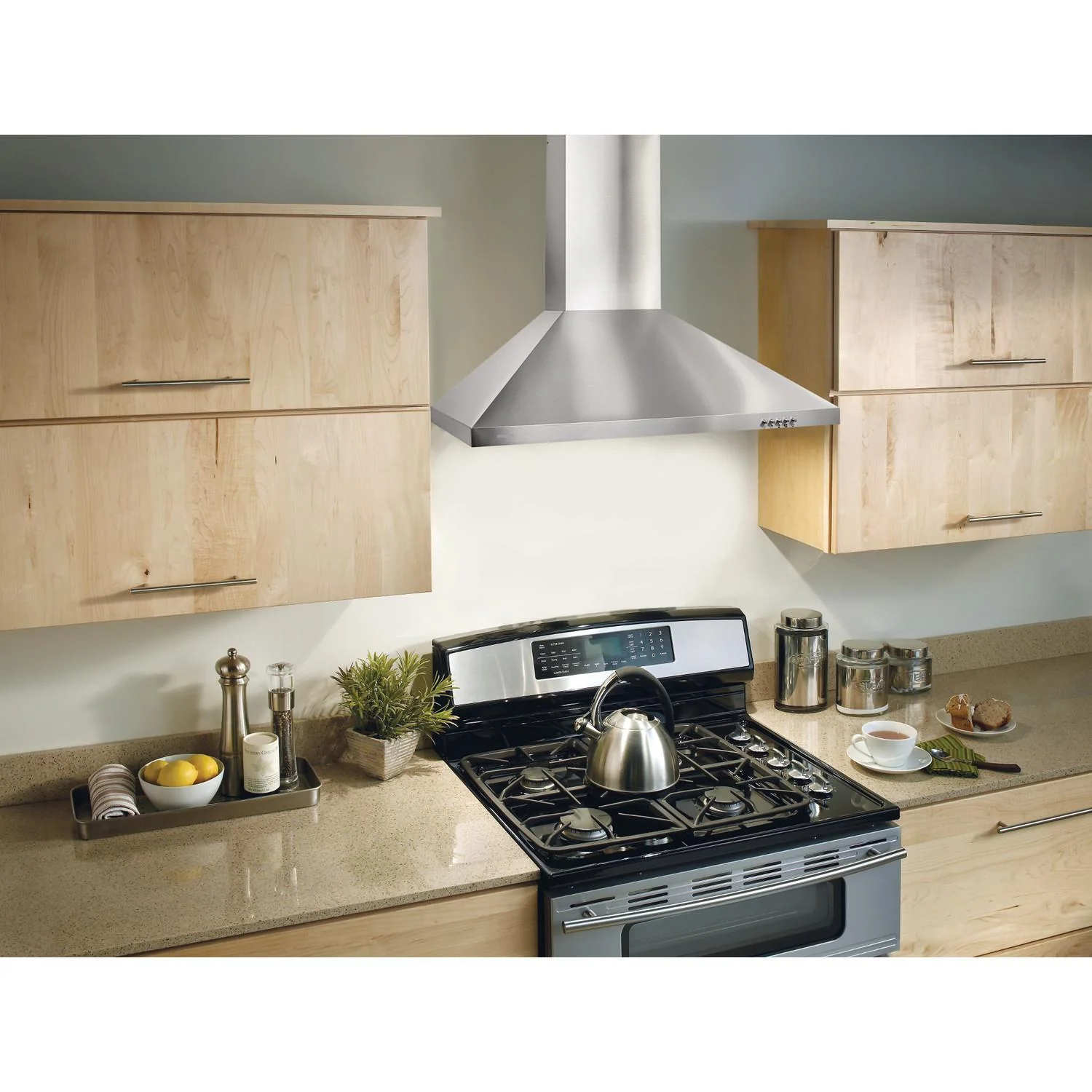 BW5030SSL Broan-NuTone 30-Inch Convertible European Style Wall-Mounted Chimney Range Hood, 380 MAX Blower CFM, Stainless Steel - Image 4