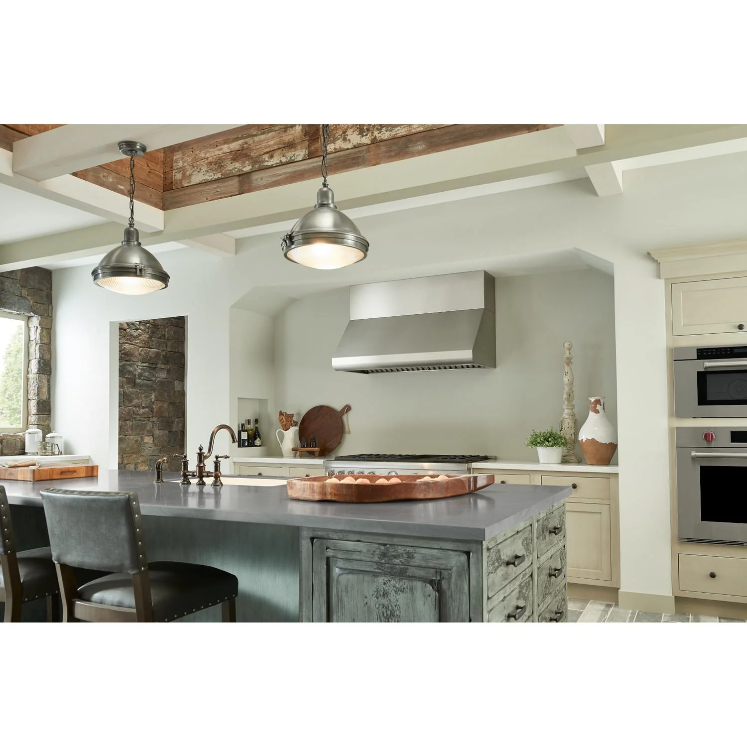 E6048TSS Broan® Elite E60000 48-inch Convertible Canopy Wall-Mount Range Hood w/Heat Sentry™ 1290 Max Blower CFM, Stainless Steel - Image 3