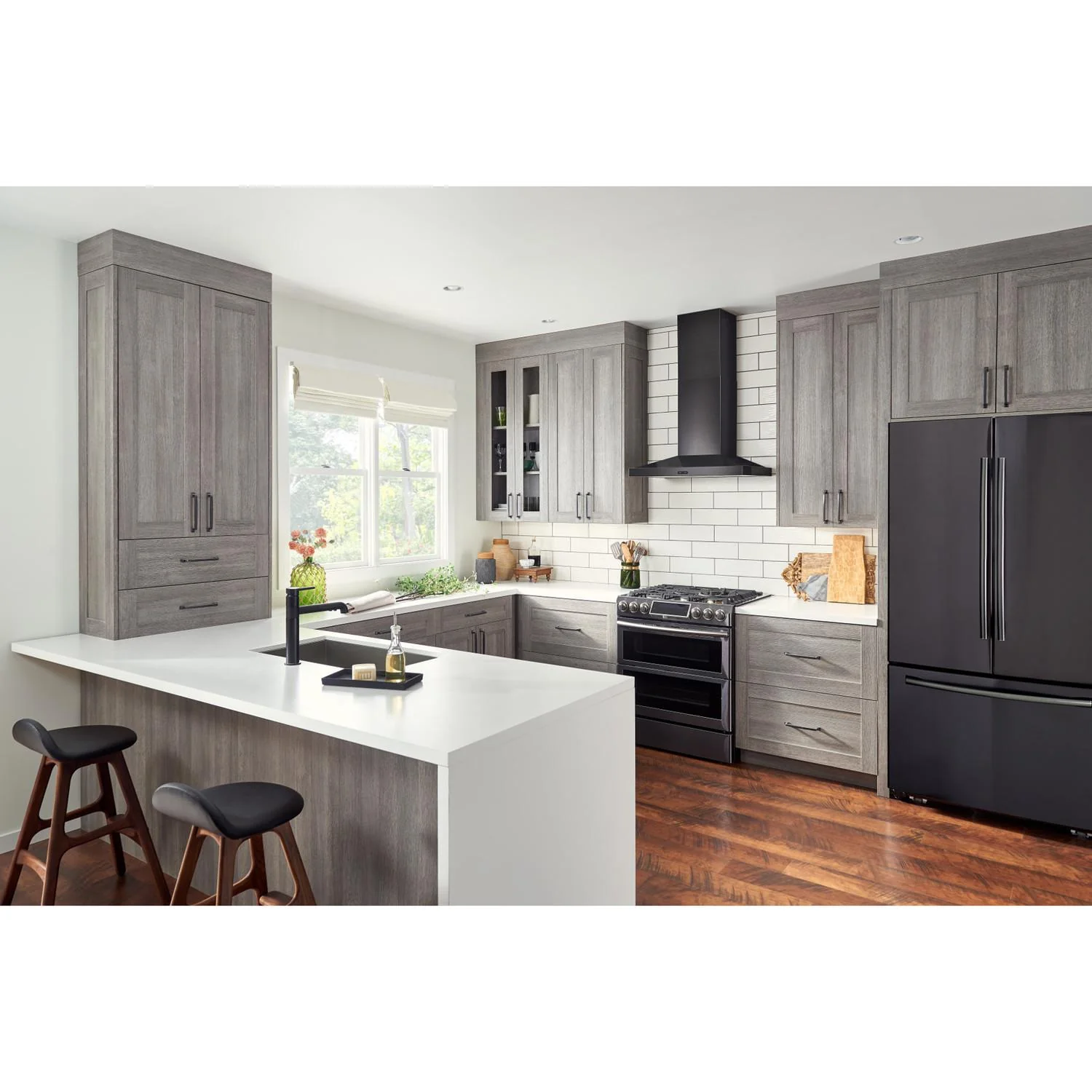 Broan EW5430BLS **DISCONTINUED** Broan® Elite EW54 Series 30-Inch Wall-Mount Range Hood, 600 Max Blower CFM, Black Stainless Steel - Image 2