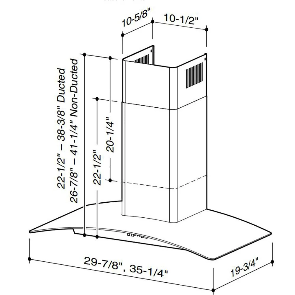 Broan EW5630SS **DISCONTINUED** Broan® Elite 30-Inch Wall-Mount Range Hood, 650 Max Blower CFM, Stainless Steel - Image 4
