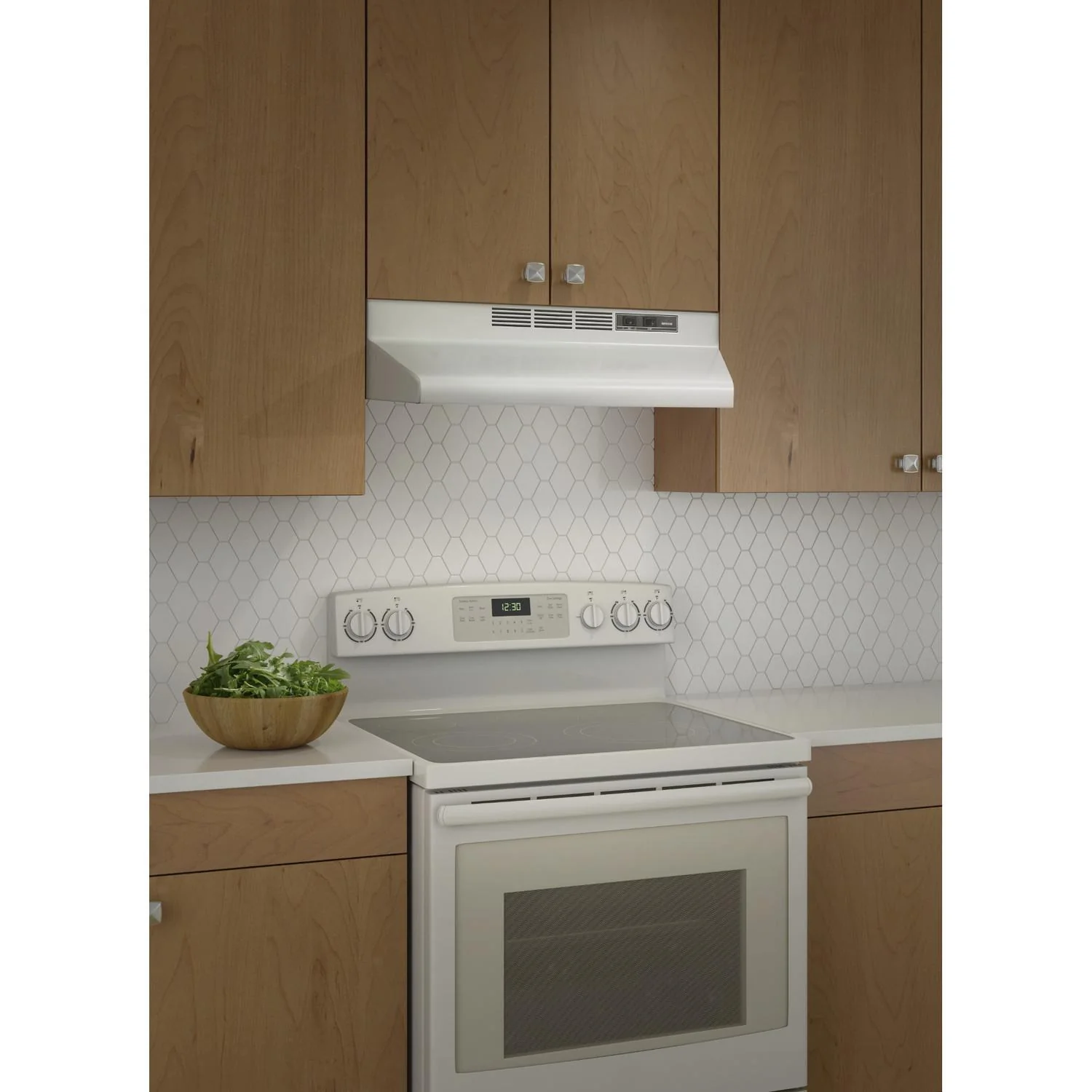 Broan® 24-Inch Convertible Under-Cabinet Range Hood, 230 Max Blower CFM, White - Image 2