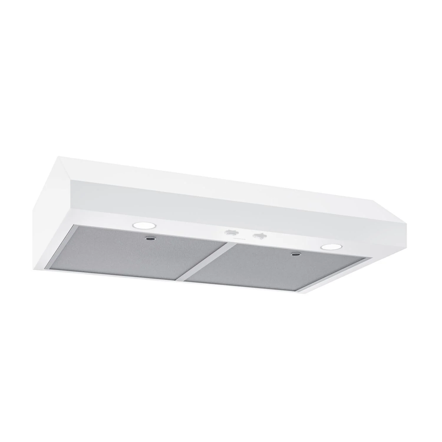 Broan GLA1423WW Glacier 42-Inch 350 MAX Blower CFM 1.5 Sones White Range Hood - Image 2