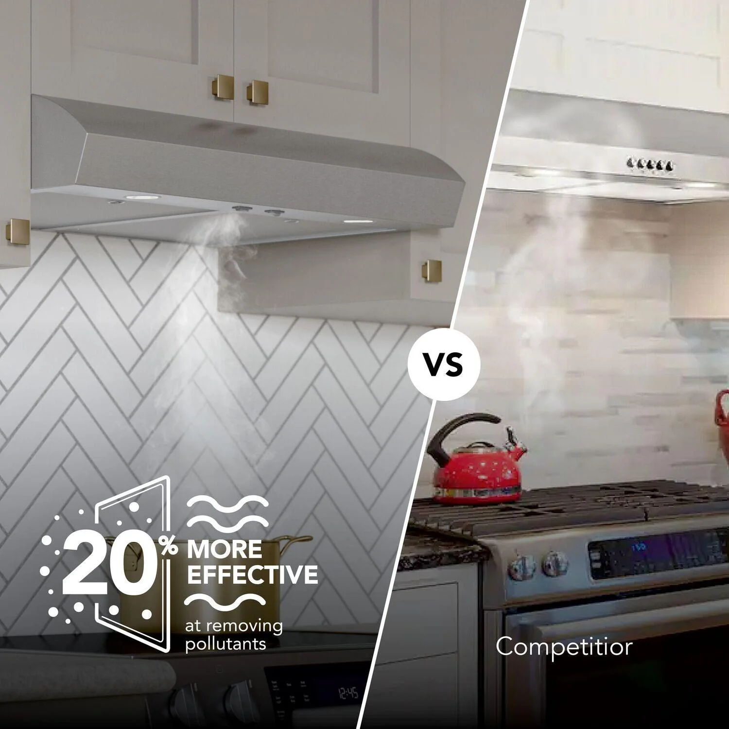 MTR1303SS Broan-NuTone 30-Inch Under Cabinet Range Hood, ENERGY STAR, 350 Max Blower CFM, Stainless Steel - Image 3
