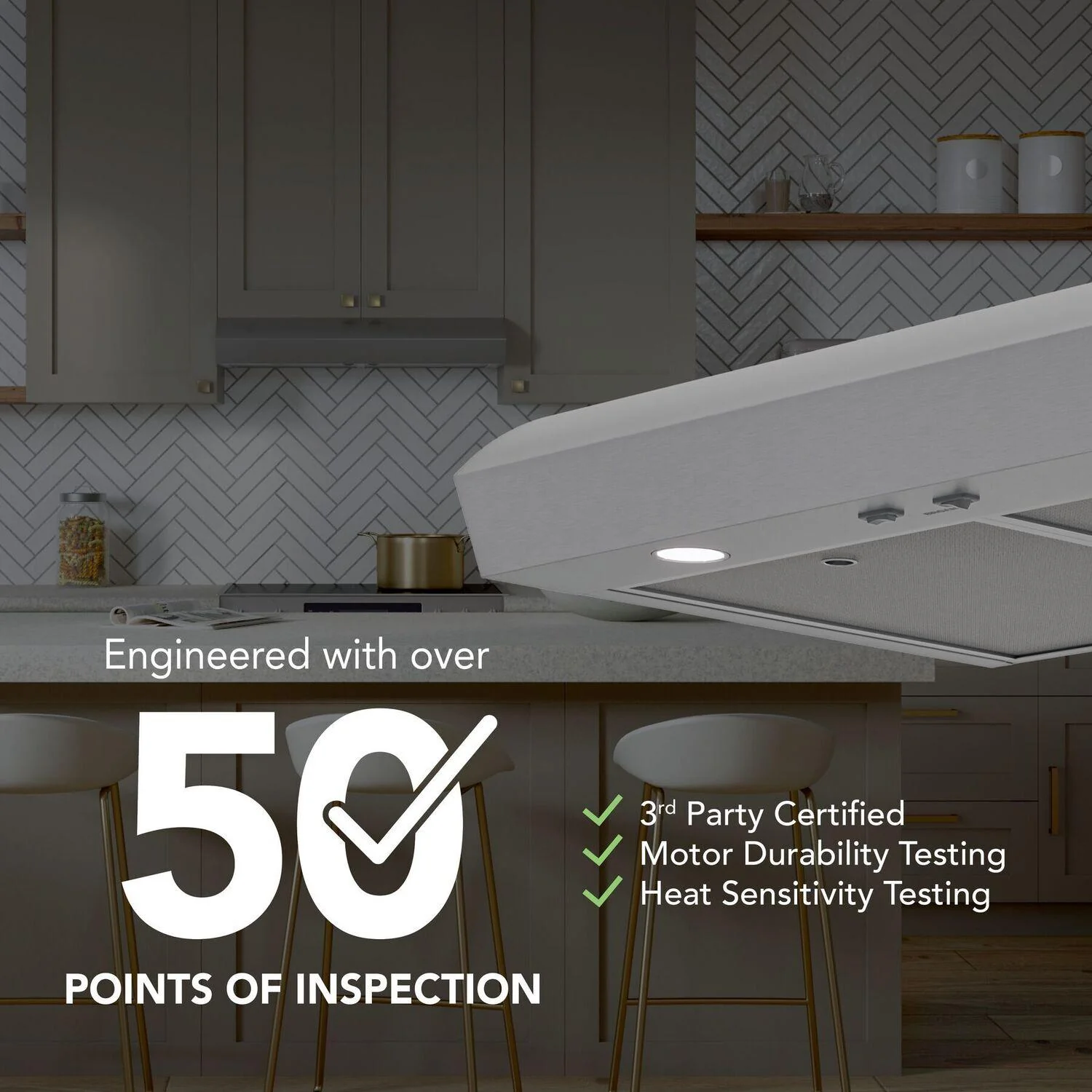 MTR1303SS Broan-NuTone 30-Inch Under Cabinet Range Hood, ENERGY STAR, 350 Max Blower CFM, Stainless Steel - Image 5
