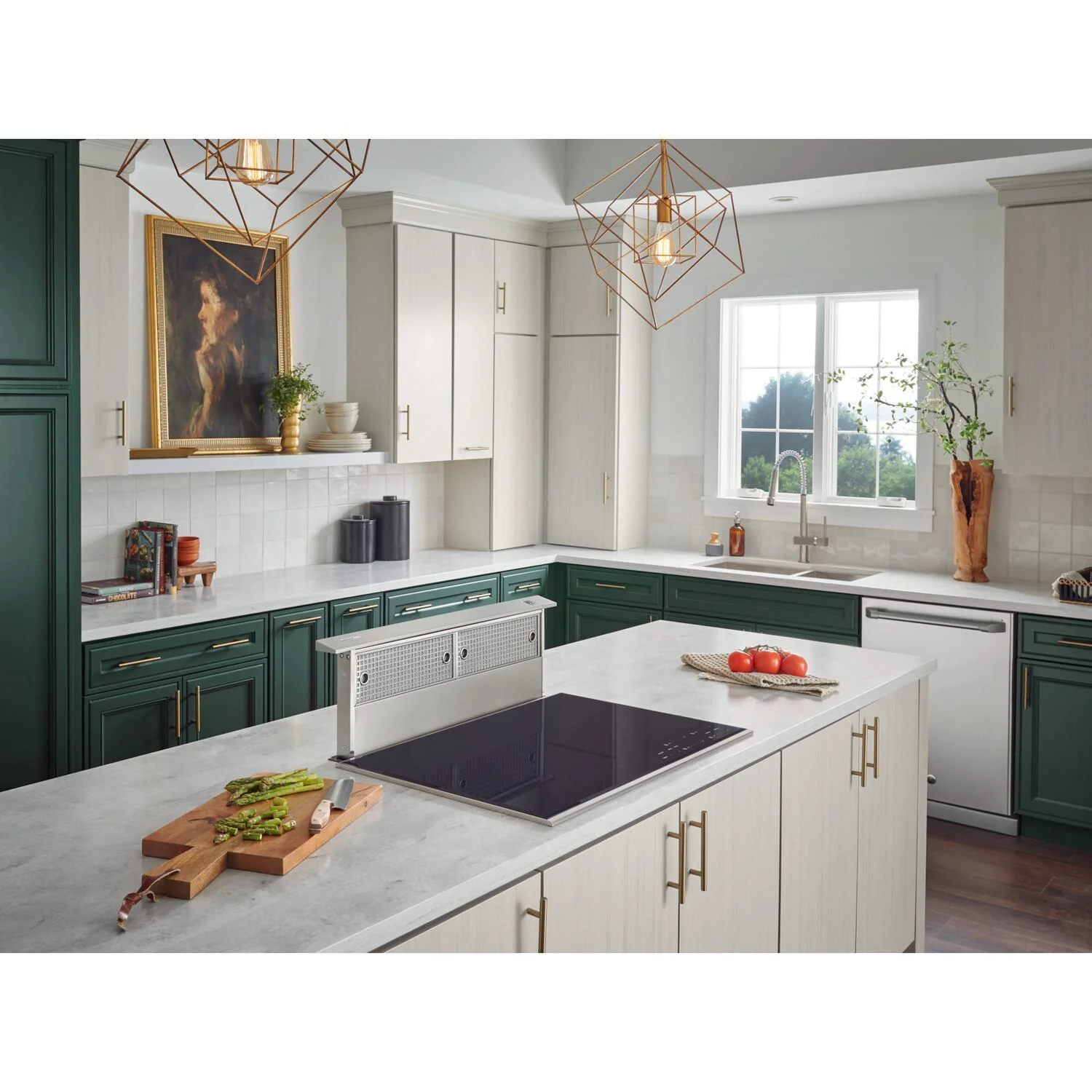 Broan® 48-Inch Telescopic Downdraft Range Hood, External Blower, Stainless Steel - Image 2