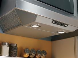 Broan 440 CFM, 36" wide Pro-Style Undercabinet Range Hood in Stainless Steel - Image 2