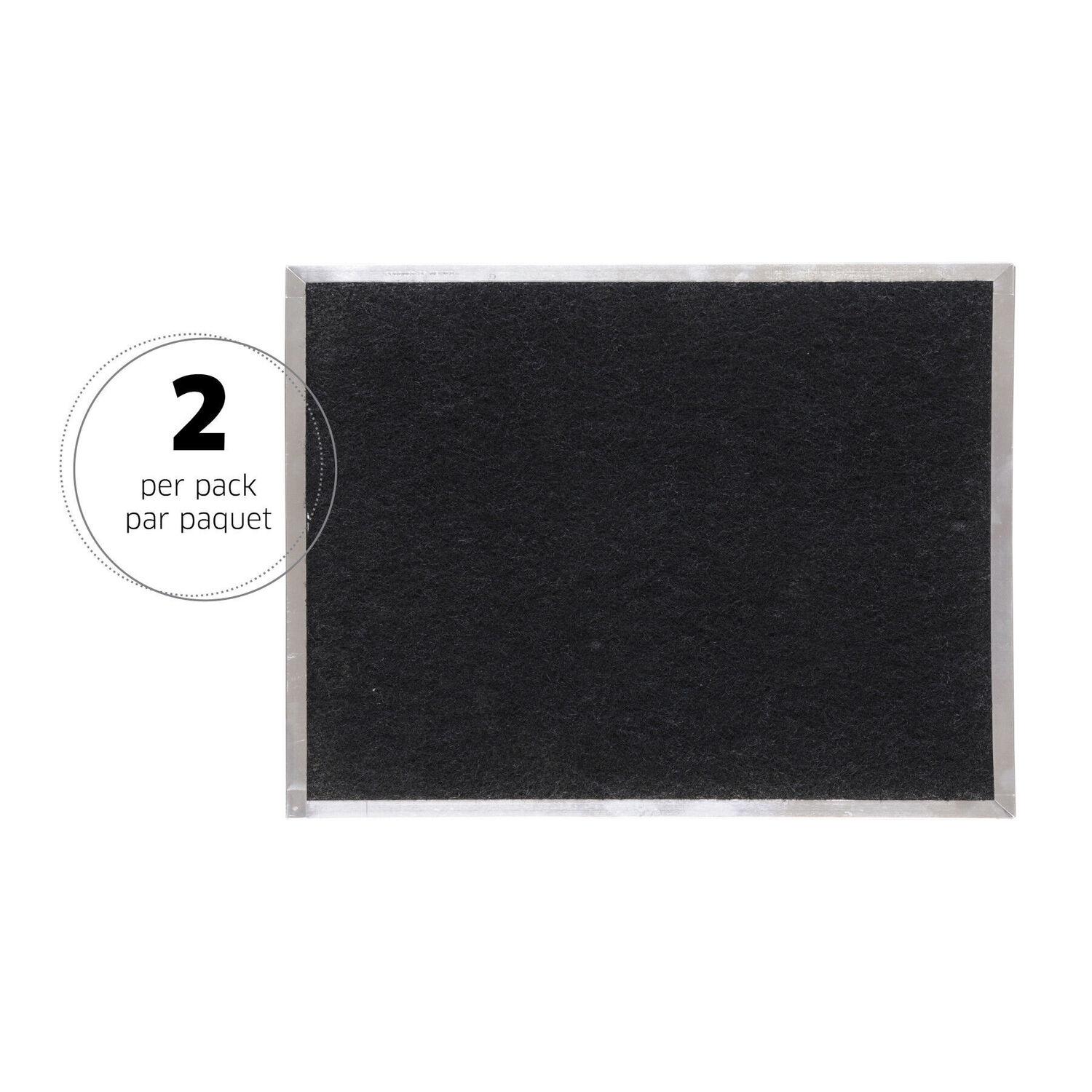 S97020466 Broan-NuTone® Genuine Replacement Charcoal Filter for 30" Range Hoods, 12-7/8" x 14-5/8", Fits Select Models, (2-Pack) - Image 3