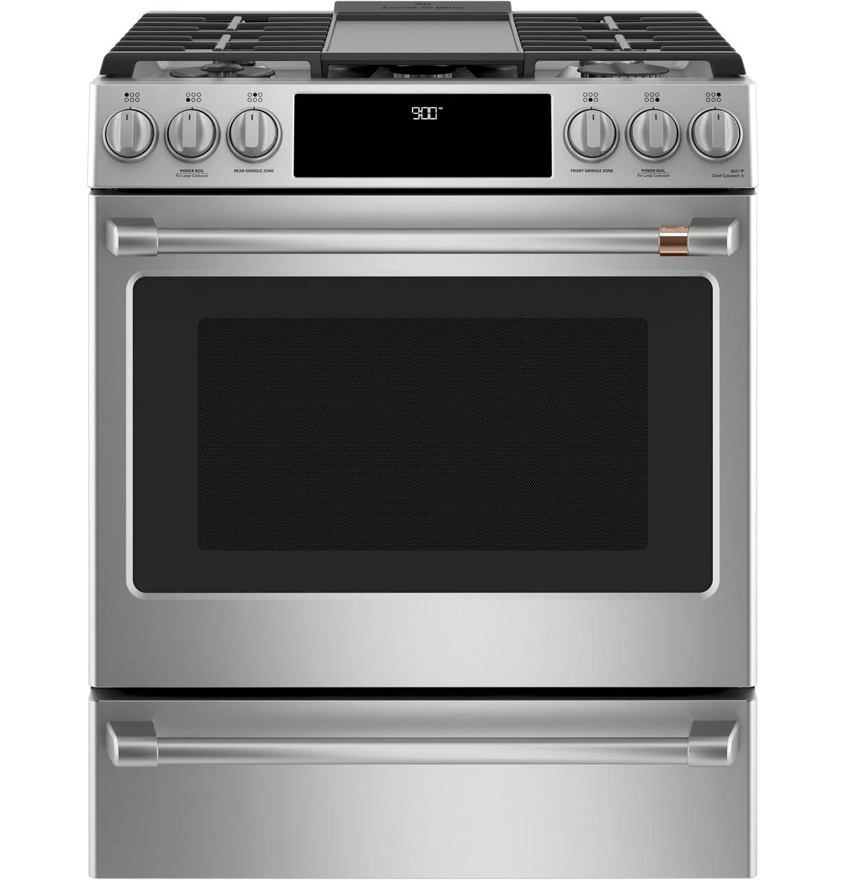 Cafe C2S900P2MS1 CAF(EBACK)™ 30" Smart Slide-In, Front-Control, Dual-Fuel Range with Warming Drawer - Image 16