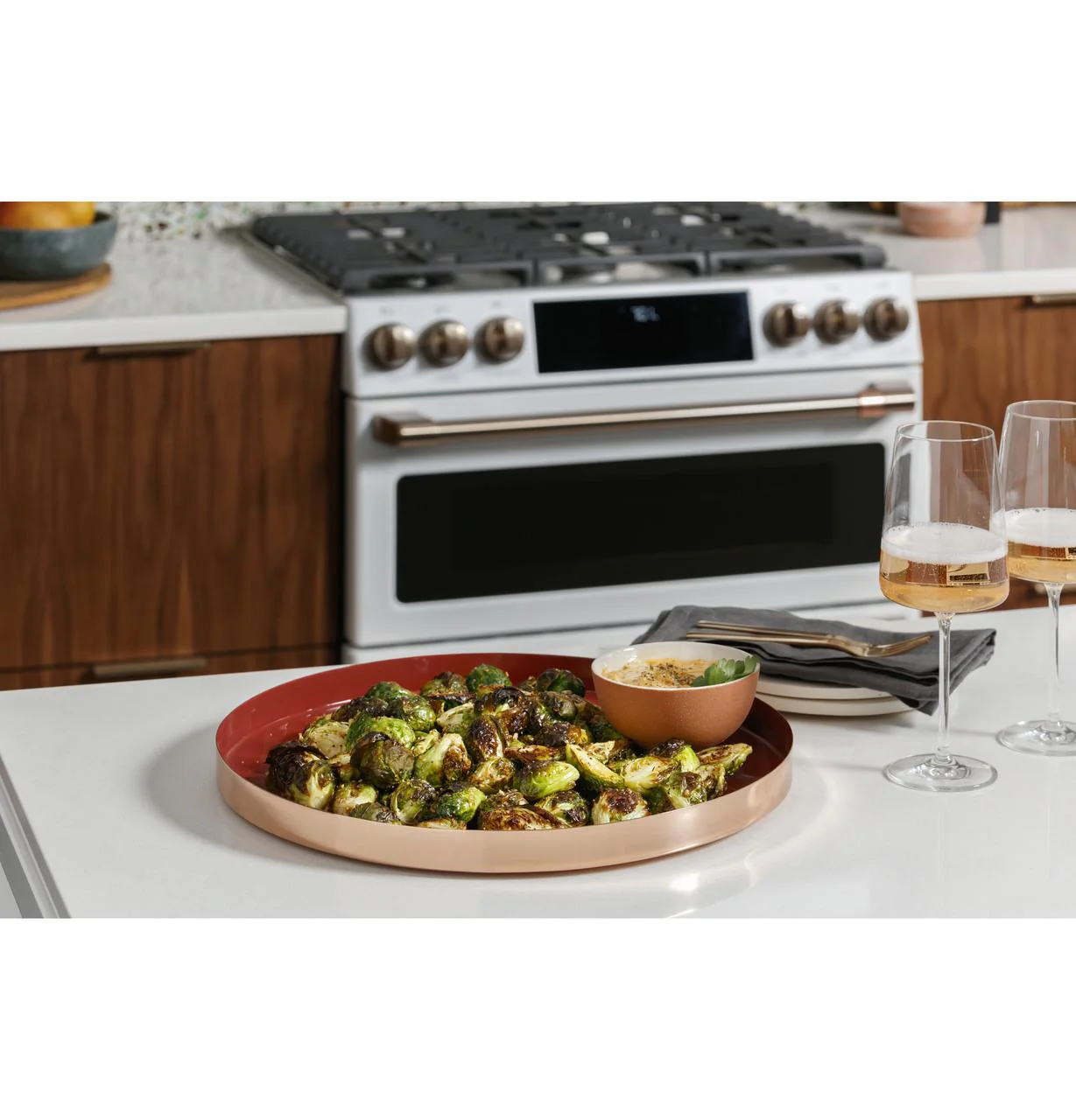 Cafe C2S900P2MS1 CAF(EBACK)™ 30" Smart Slide-In, Front-Control, Dual-Fuel Range with Warming Drawer - Image 31