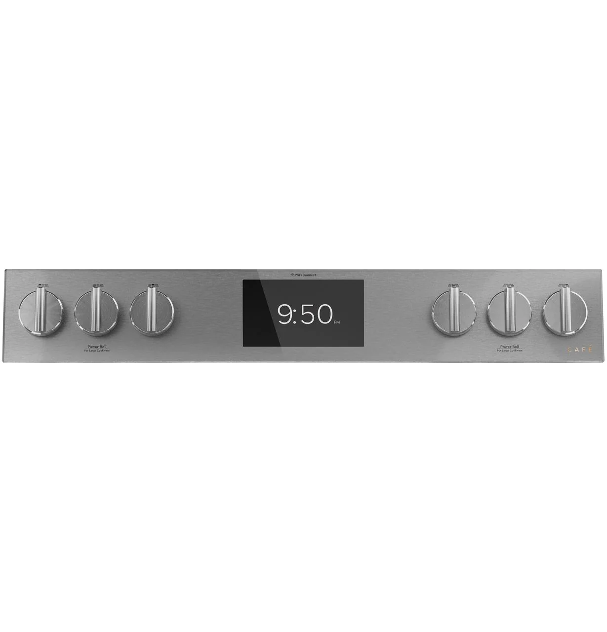 Caf(eback)™ 30" Smart Slide-In, Front-Control, Dual-Fuel, Double-Oven Range with Convection in Platinum Glass - Image 4
