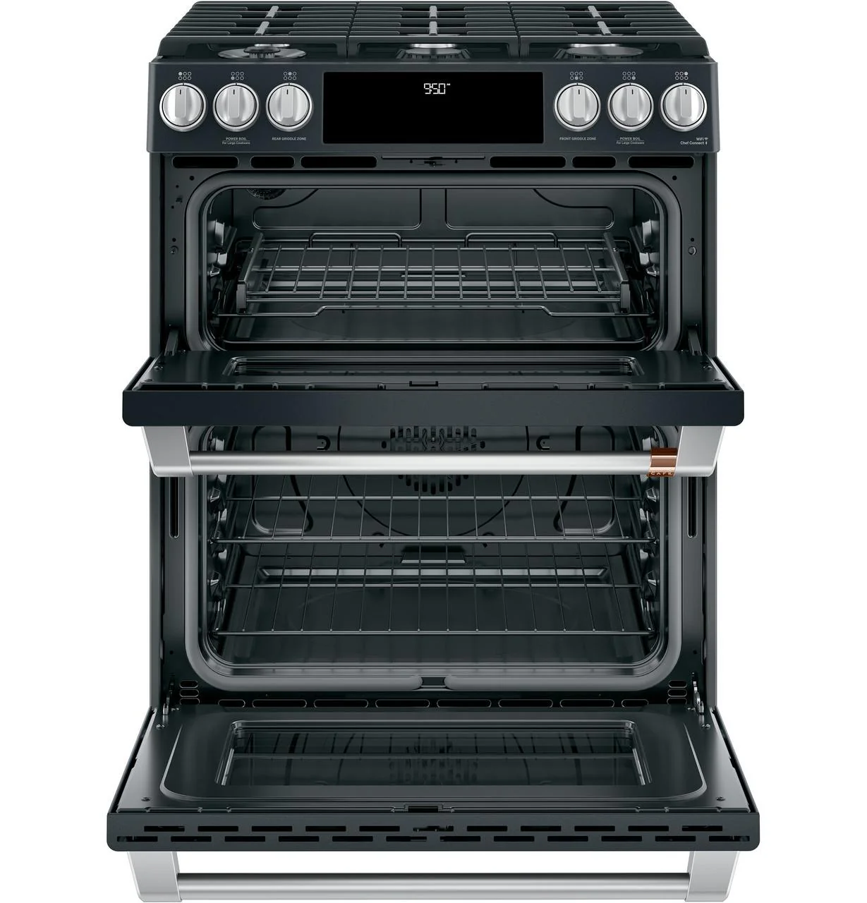 Caf(eback)™ 30" Smart Slide-In, Front-Control, Dual-Fuel, Double-Oven Range with Convection - Image 4