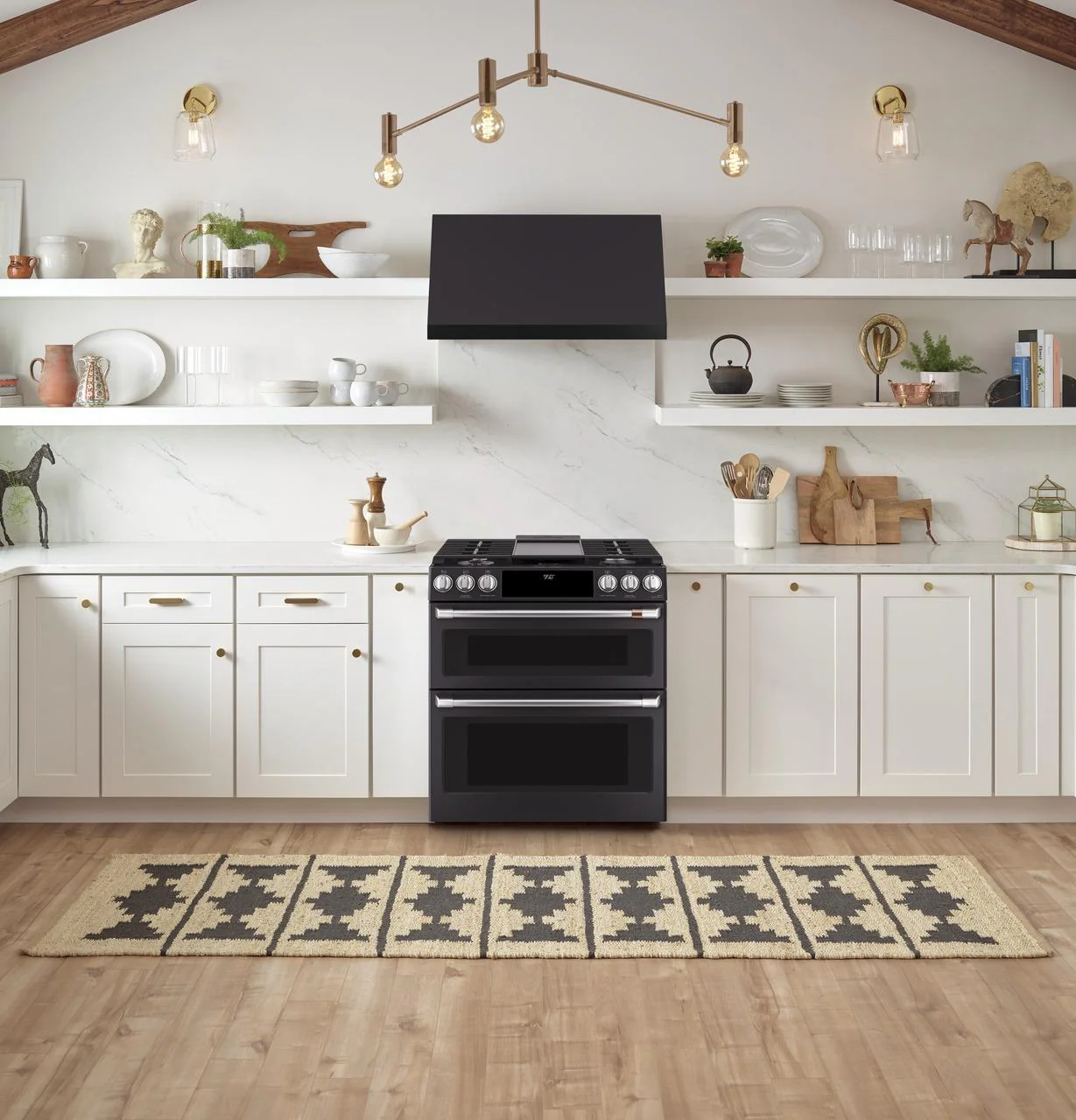 Caf(eback)™ 30" Smart Slide-In, Front-Control, Dual-Fuel, Double-Oven Range with Convection - Image 6