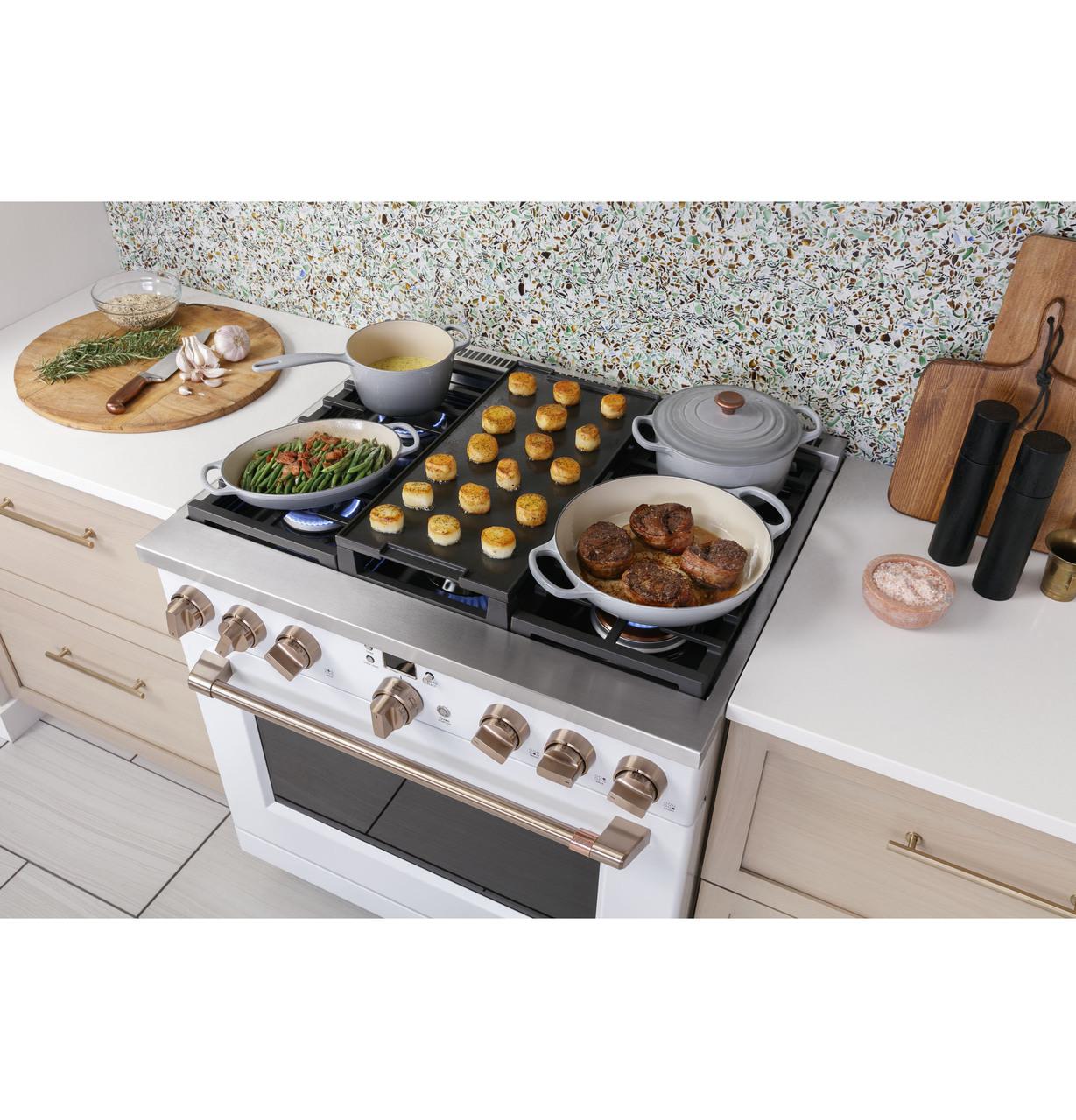 Cafe C2Y366P2TS1 CAF(EBACK)™ 36" Smart Dual-Fuel Commercial-Style Range with 6 Burners (Natural Gas) - Image 11