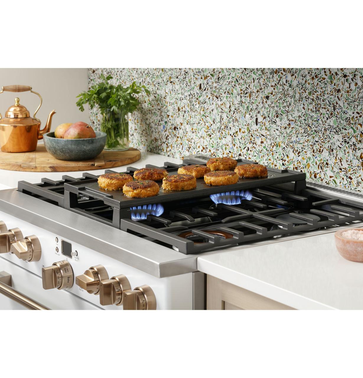 Cafe C2Y366P3TD1 CAF(EBACK)™ 36" Smart Dual-Fuel Commercial-Style Range with 6 Burners (Natural Gas) - Image 12