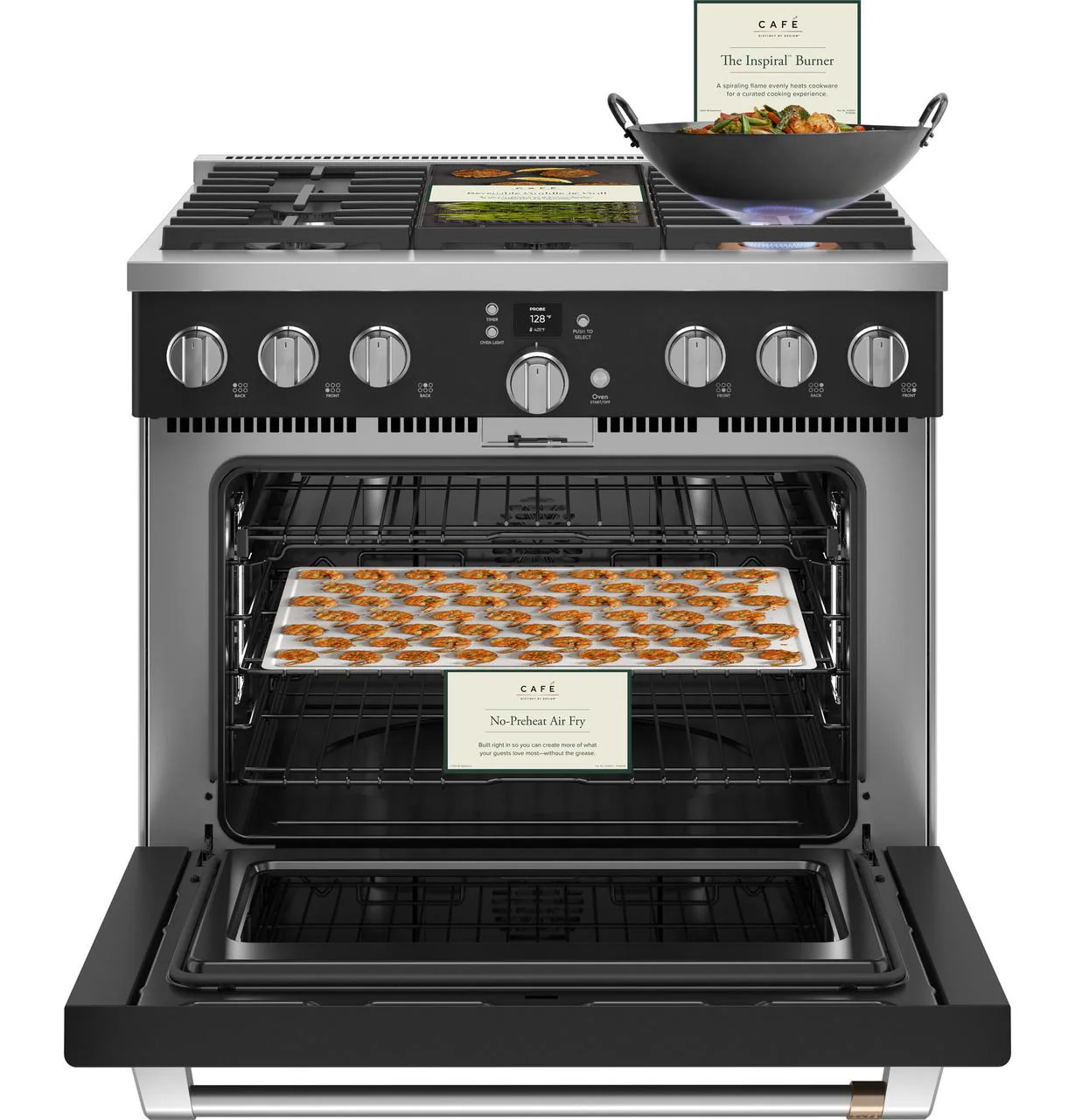 Cafe C2Y366P3TD1 CAF(EBACK)™ 36" Smart Dual-Fuel Commercial-Style Range with 6 Burners (Natural Gas) - Image 19