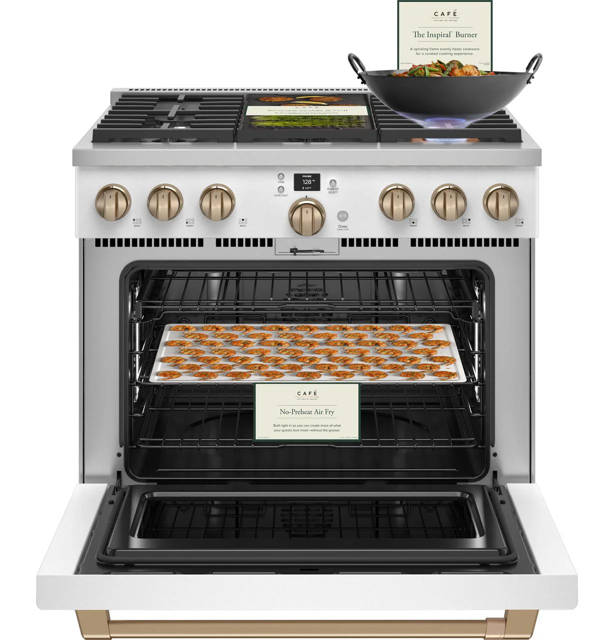 Cafe C2Y366P4TW2 CAF(EBACK)™ 36" Smart Dual-Fuel Commercial-Style Range with 6 Burners (Natural Gas) - Image 19