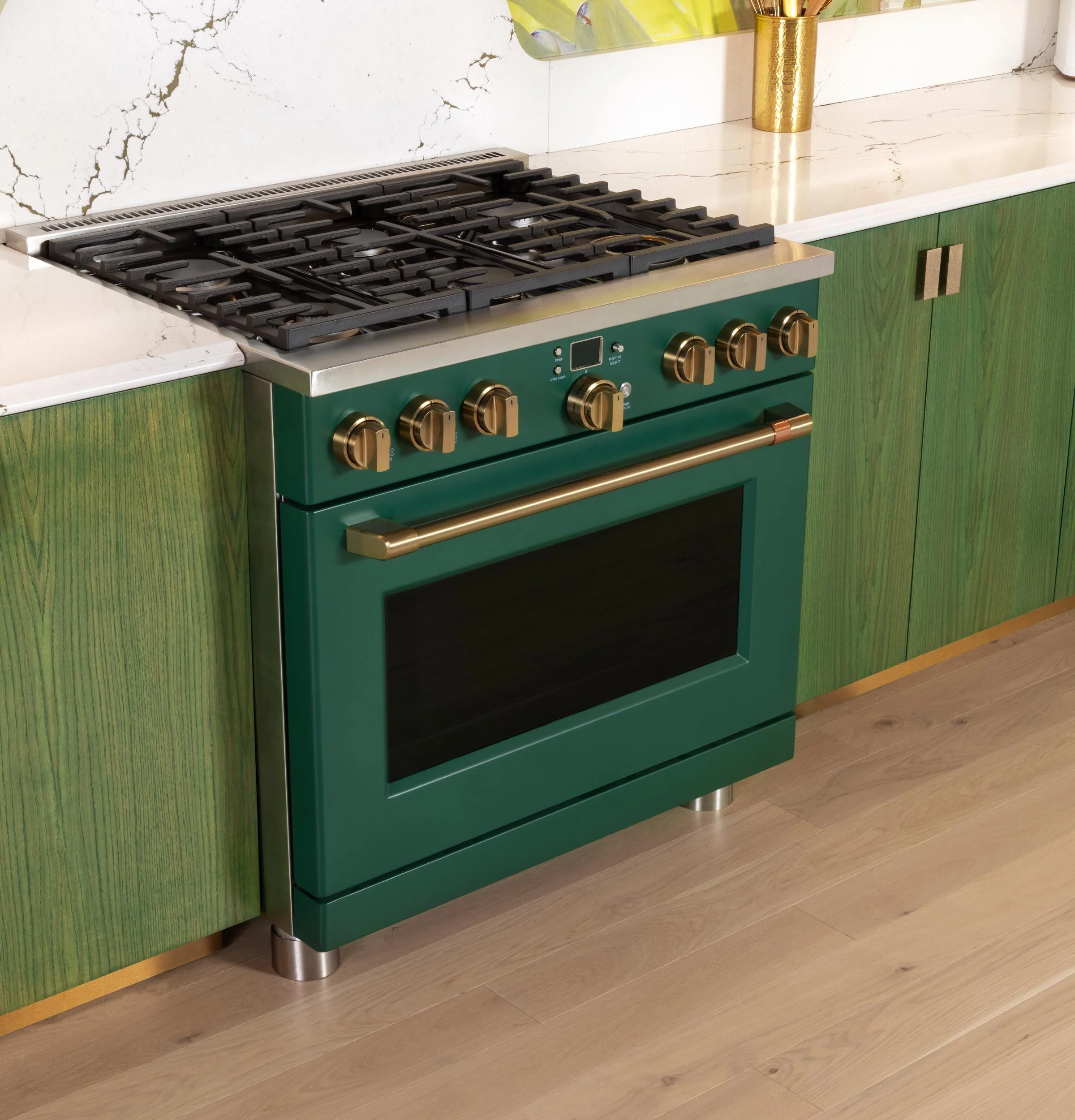 Cafe C2Y366P5TG2 Caf(eback)™ 36" Smart Dual-Fuel Commercial-Style Range with 6 Burners (Natural Gas) - Image 6