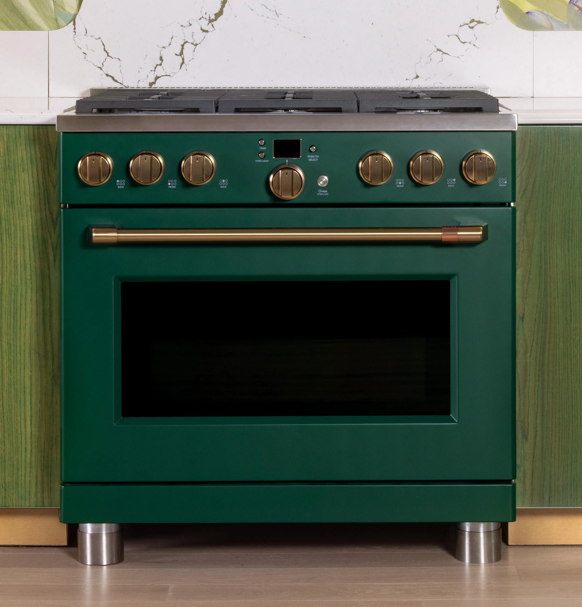Cafe C2Y366P5TG2 Caf(eback)™ 36" Smart Dual-Fuel Commercial-Style Range with 6 Burners (Natural Gas) - Image 9