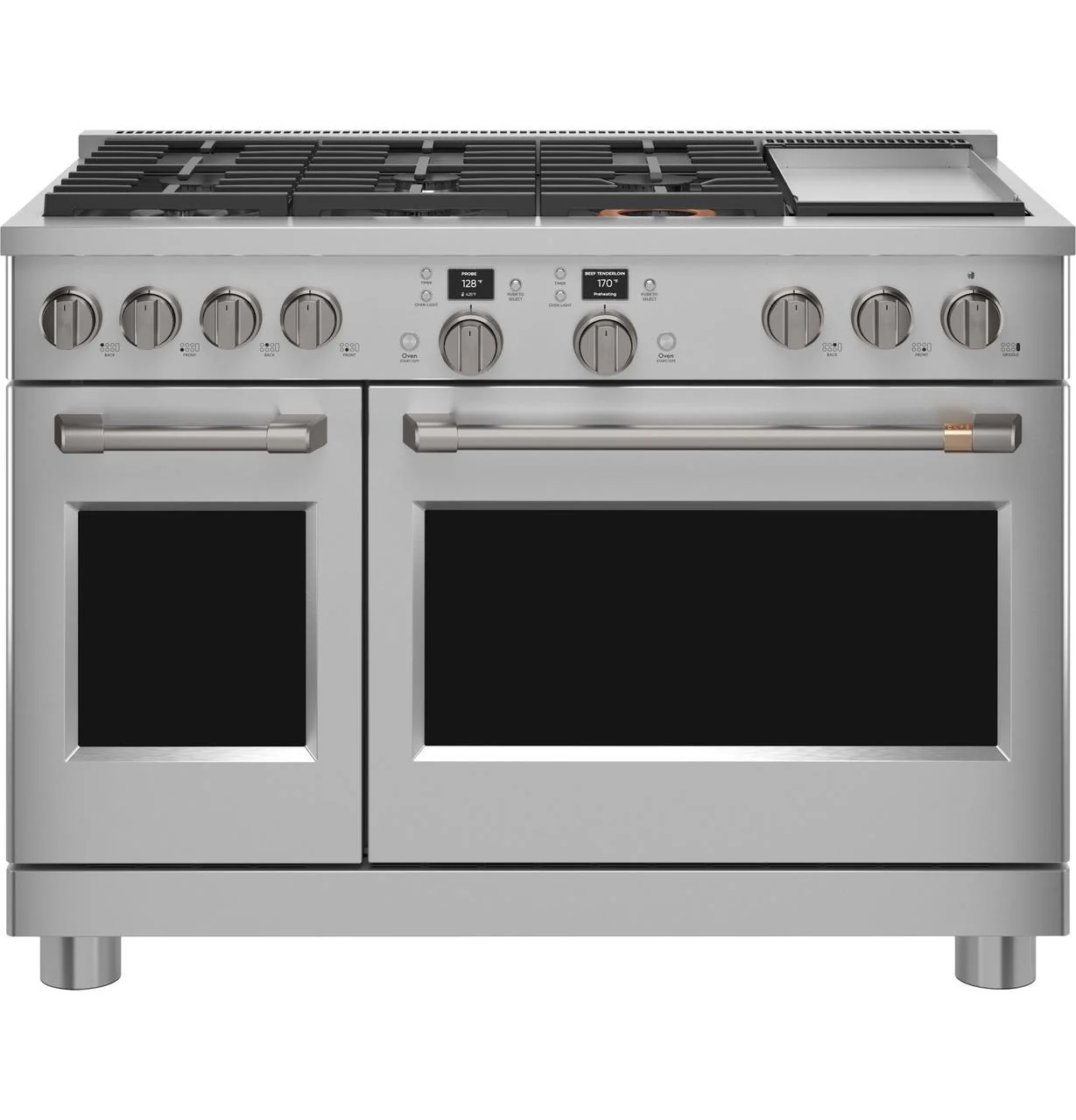 Cafe C2Y486P2TS1 CAF(EBACK)™ 48" Smart Dual-Fuel Commercial-Style Range with 6 Burners and Griddle (Natural Gas) - Image 48