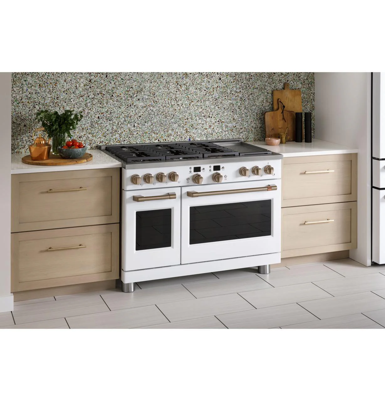 Cafe C2Y486P4TW2 CAF(EBACK)™ 48" Smart Dual-Fuel Commercial-Style Range with 6 Burners and Griddle (Natural Gas) - Image 29
