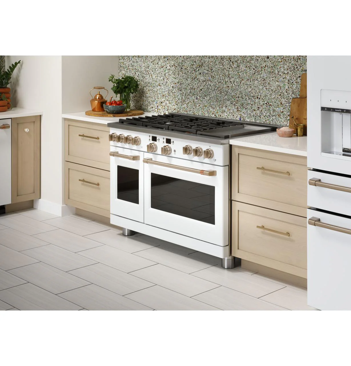 Cafe C2Y486P4TW2 CAF(EBACK)™ 48" Smart Dual-Fuel Commercial-Style Range with 6 Burners and Griddle (Natural Gas) - Image 30