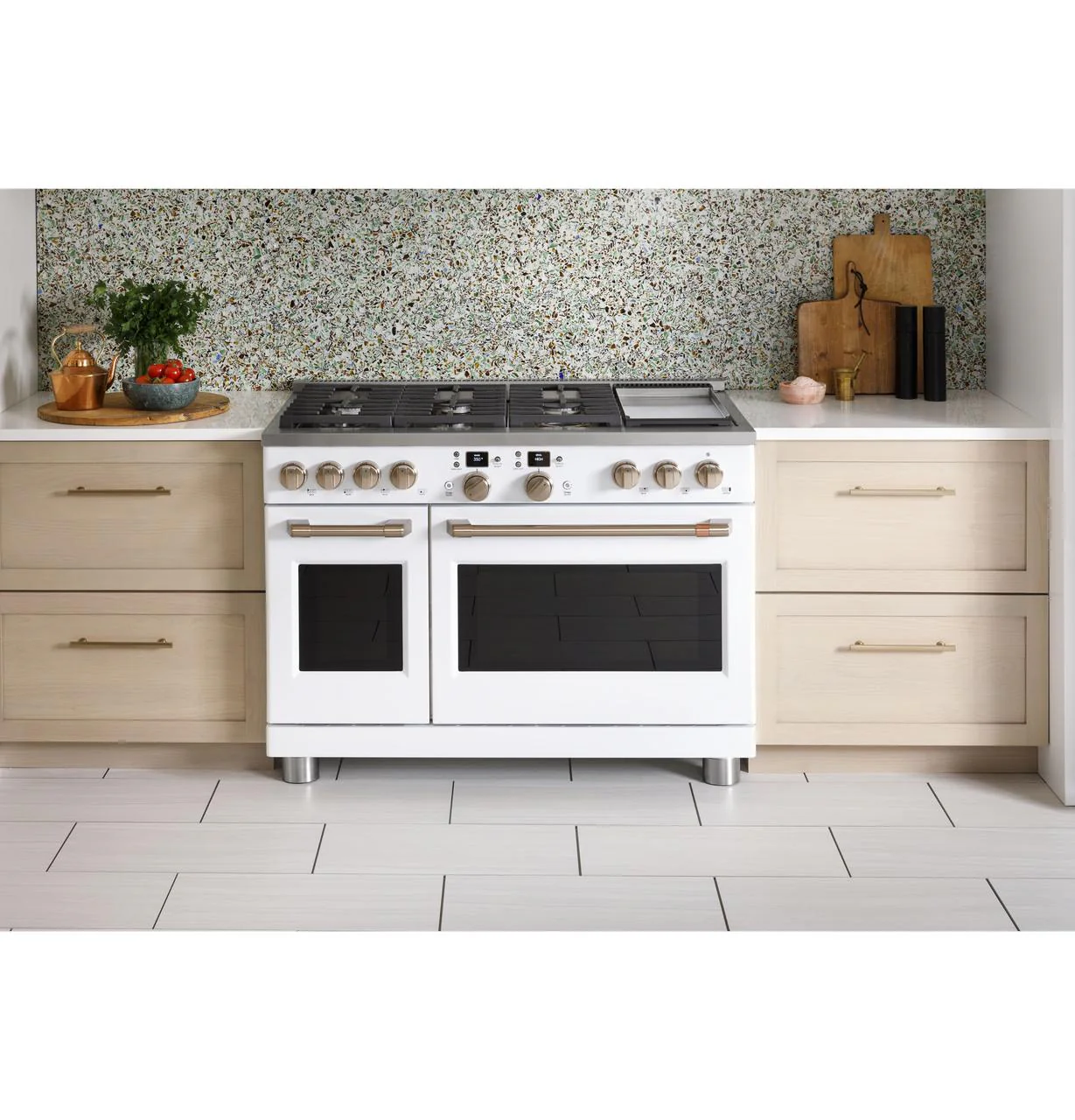 Cafe C2Y486P4TW2 CAF(EBACK)™ 48" Smart Dual-Fuel Commercial-Style Range with 6 Burners and Griddle (Natural Gas) - Image 31