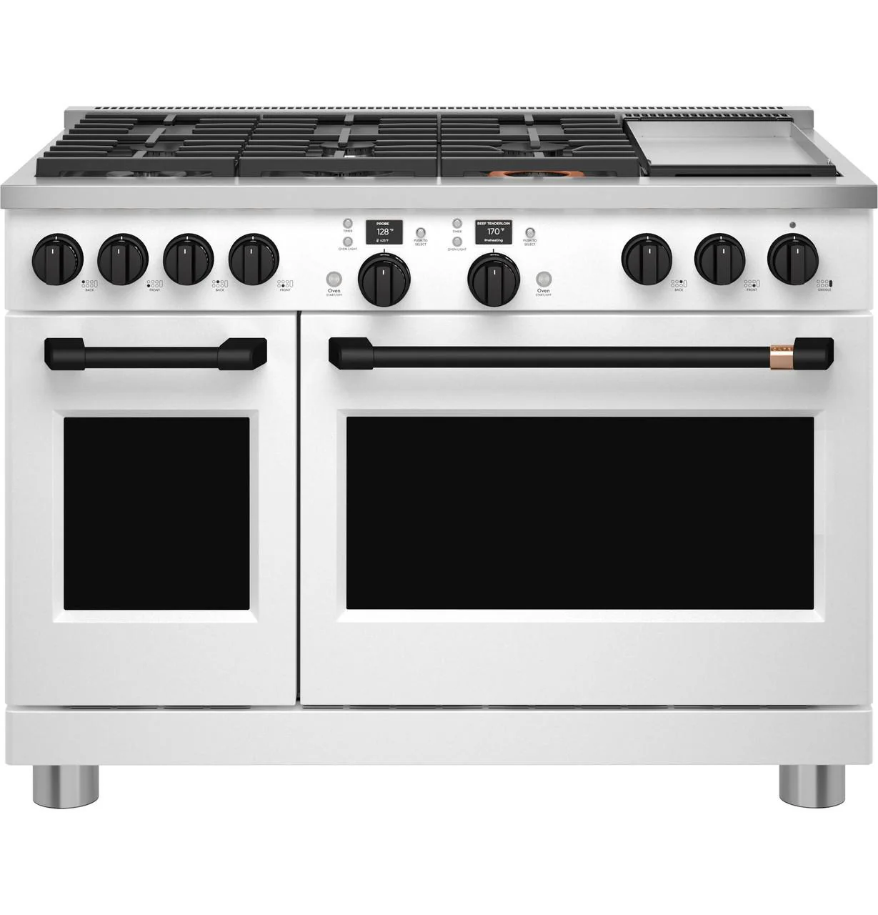 Cafe C2Y486P4TW2 CAF(EBACK)™ 48" Smart Dual-Fuel Commercial-Style Range with 6 Burners and Griddle (Natural Gas) - Image 37