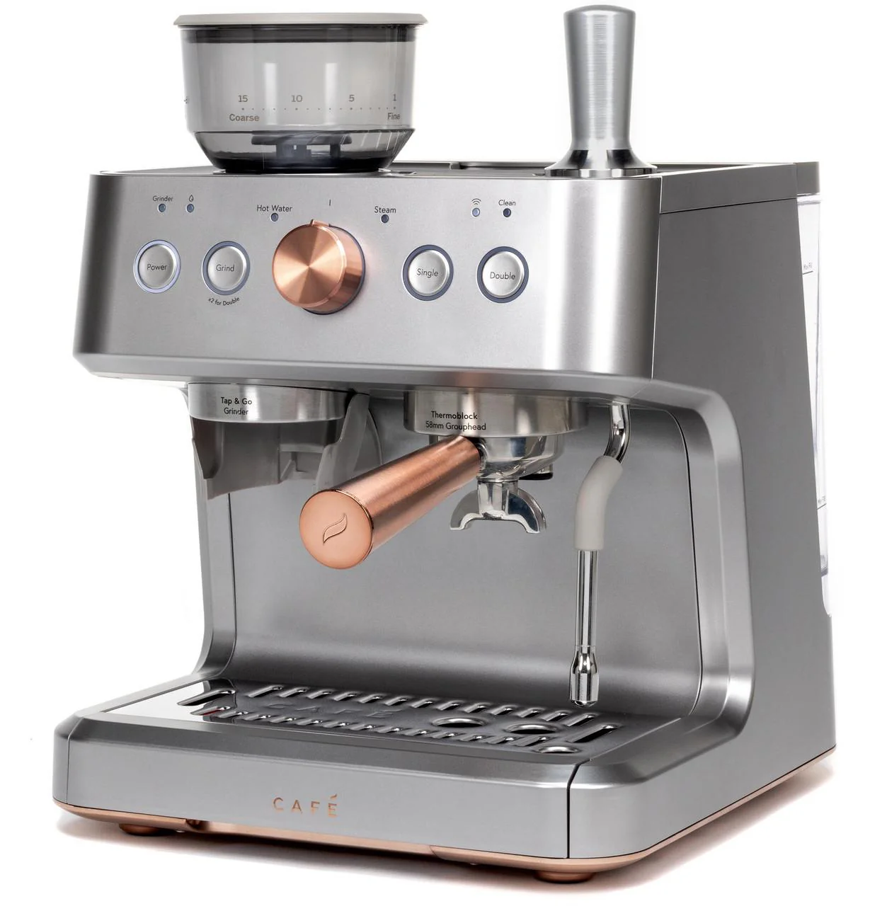 Cafe C7CESAS2RS3 CAF(EBACK)™ BELLISSIMO Semi Automatic Espresso Machine + Frother - Image 4