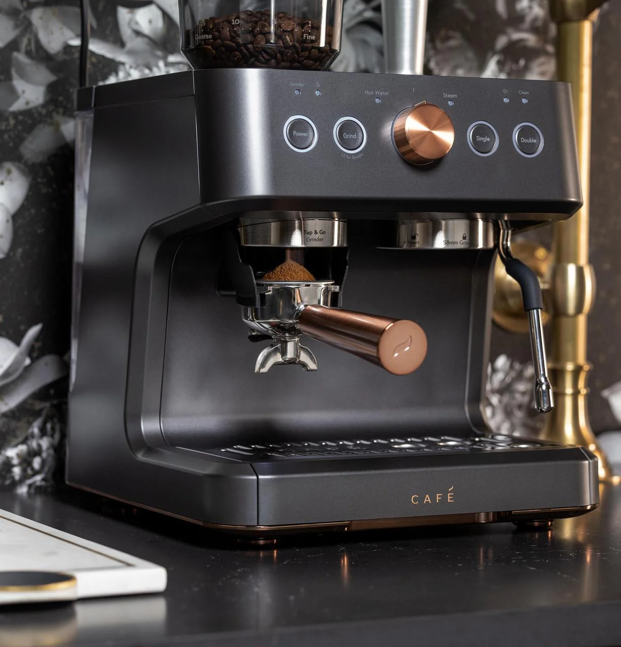 Cafe C7CESAS3RD3 CAF(EBACK)™ BELLISSIMO Semi Automatic Espresso Machine + Frother - Image 6