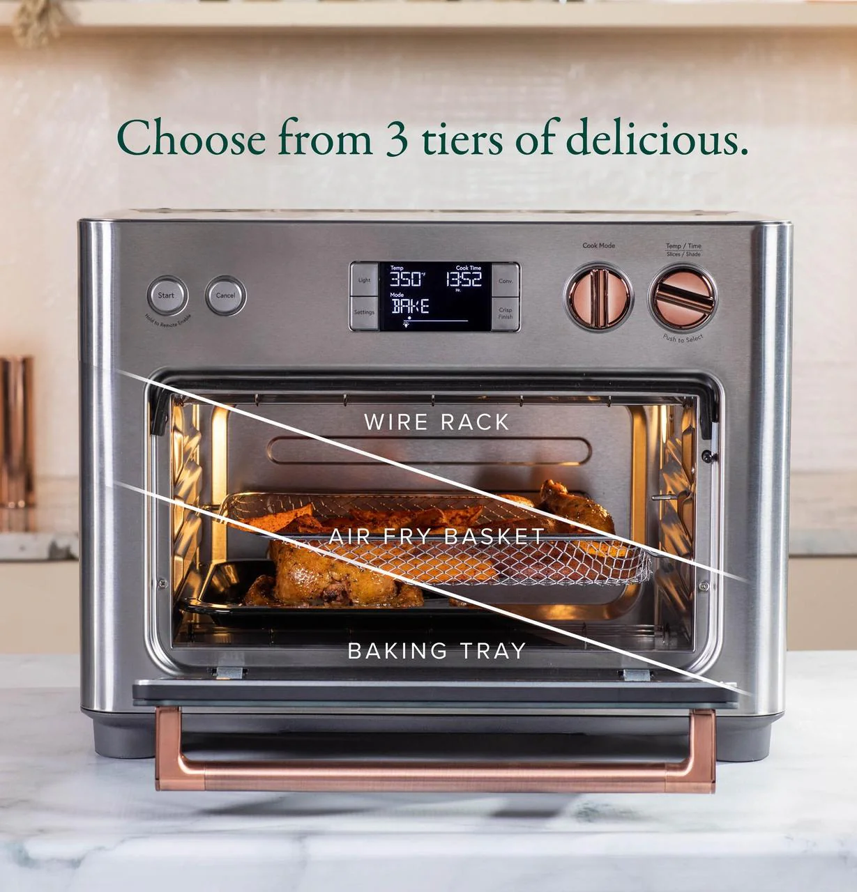Cafe C9OAAAS2RS3 CAF(EBACK)™ Couture™ Toaster Oven with Air Fry - Image 10