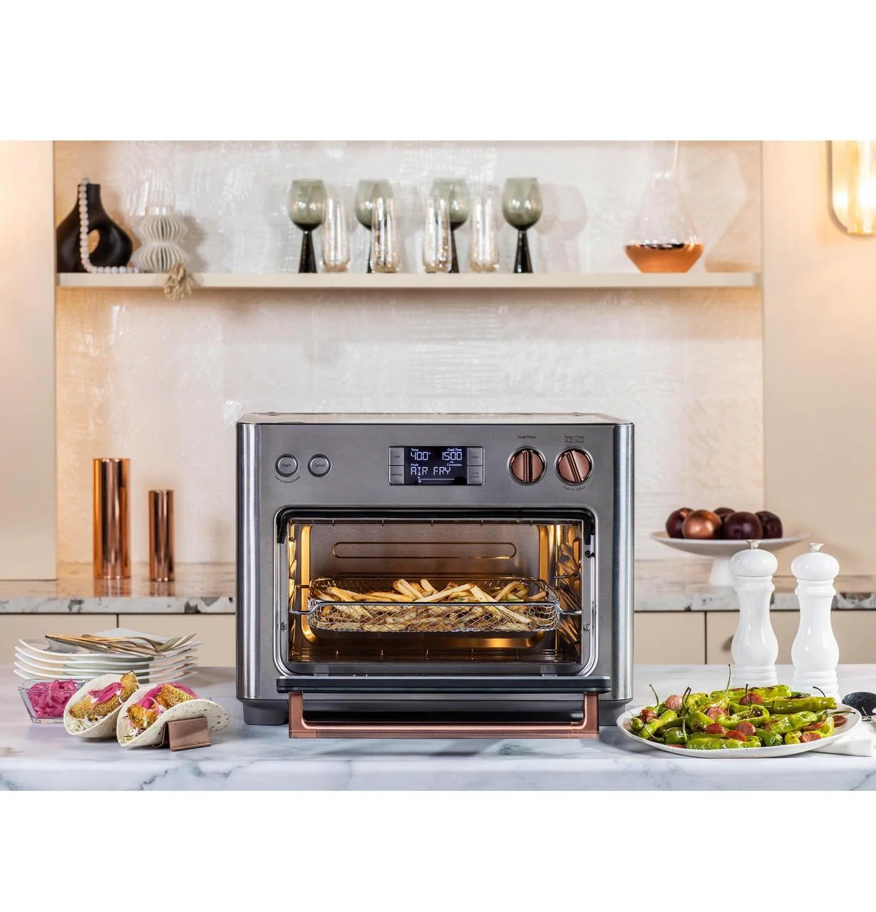 Cafe C9OAAAS2RS3 CAF(EBACK)™ Couture™ Toaster Oven with Air Fry - Image 8