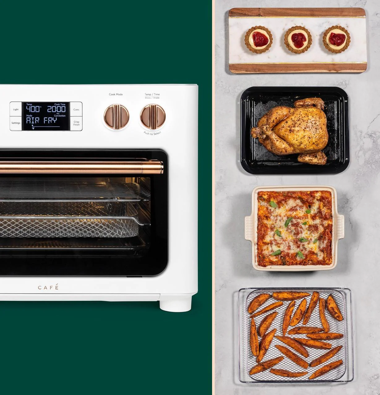 Cafe C9OAAAS4RW3 CAF(EBACK)™ Couture™ Toaster Oven with Air Fry - Image 9