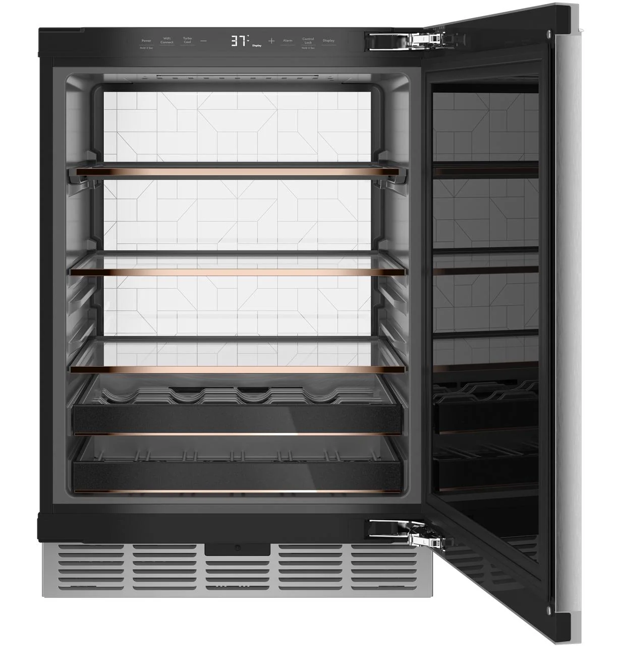 Cafe CCR06BM2PS5 CAF(EBACK)™ Beverage Center in Platinum Glass - Image 4