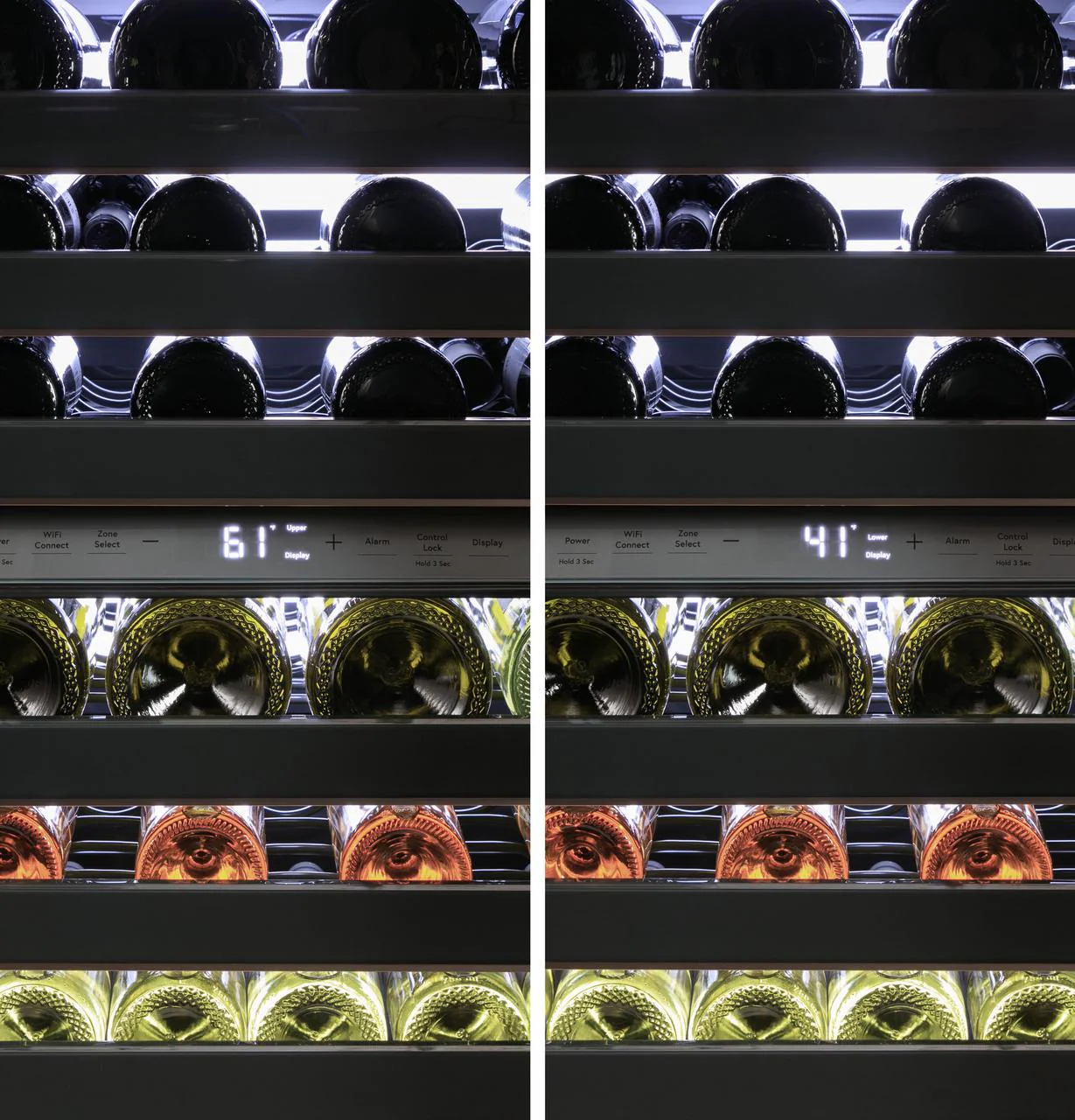 Cafe CCR06DM2PS5 Caf(eback)™ Wine Center in Platinum Glass - Image 11