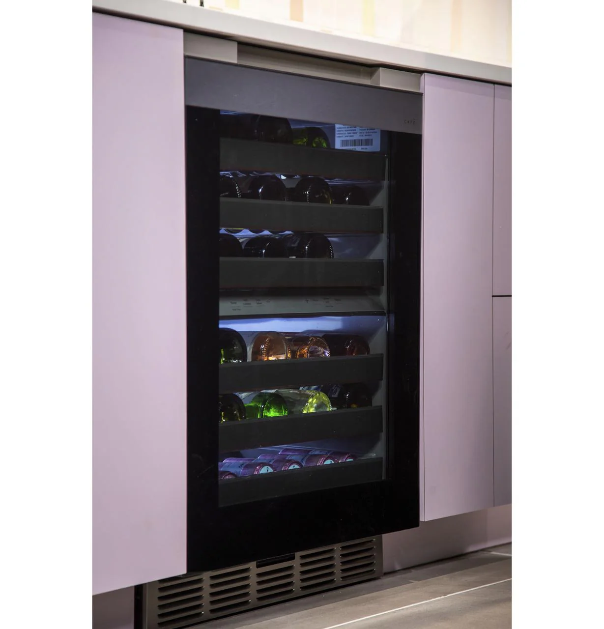 Cafe CCR06DM2PS5 Caf(eback)™ Wine Center in Platinum Glass - Image 26