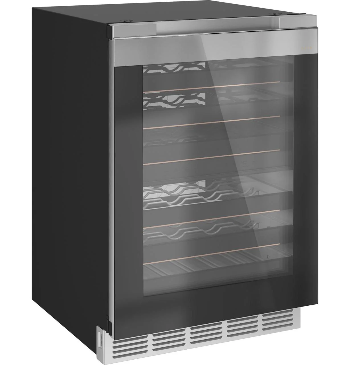 Cafe CCR06DM2PS5 Caf(eback)™ Wine Center in Platinum Glass - Image 5